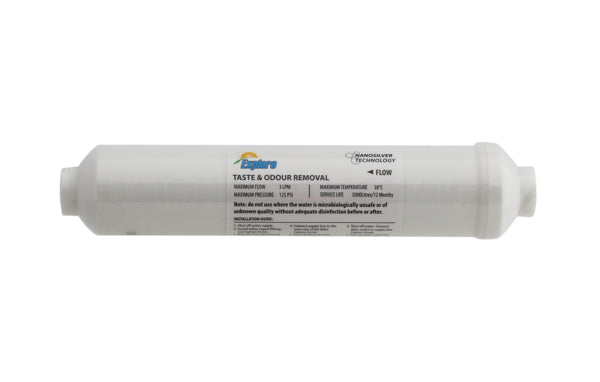 Caravan Camper Trailer Boat Inline Water Filter with Nano Silver Technology WF43 - Pure Water Solution for RV, Camping, Marine & Outdoor Adventures