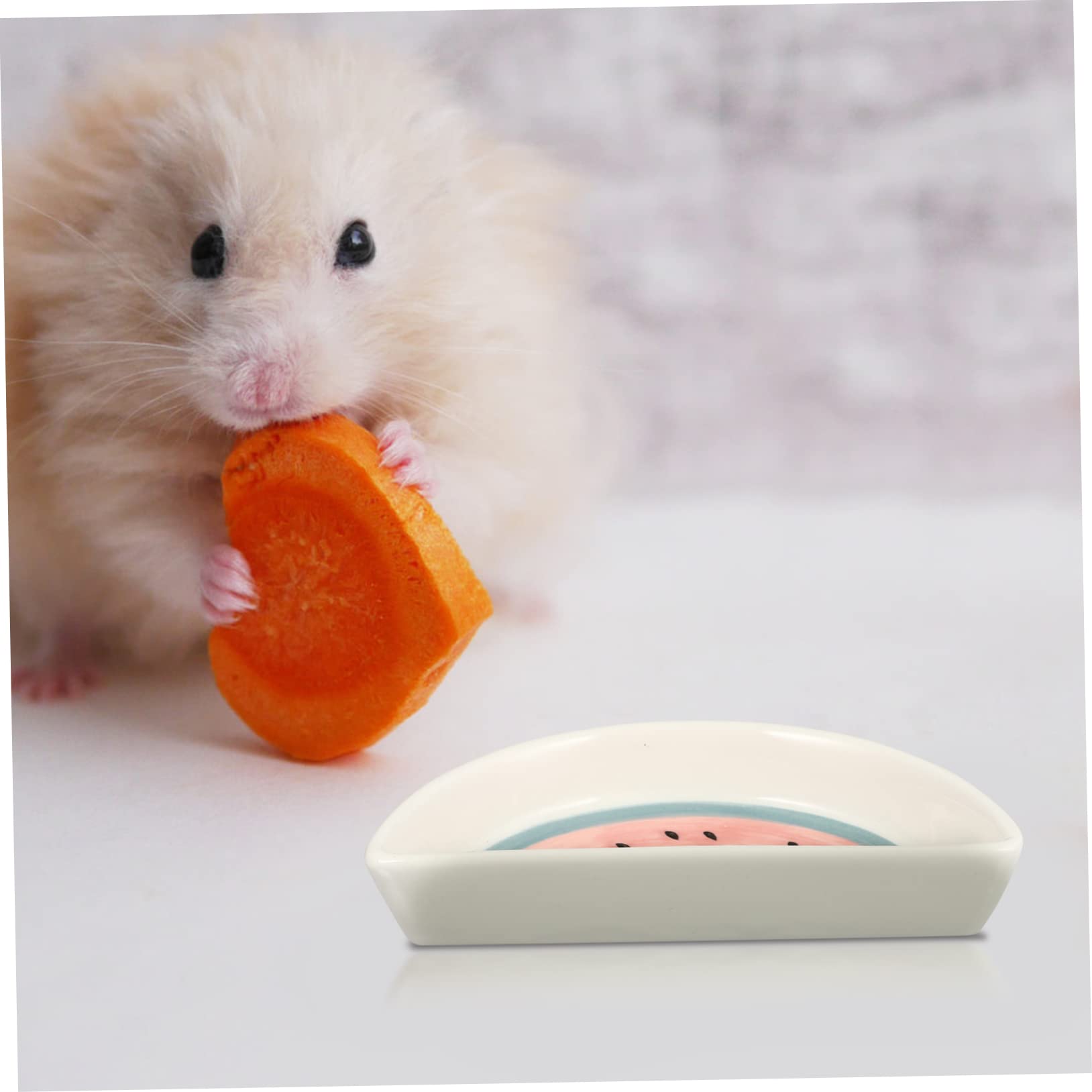 DOITOOL 3pcs Ceramic Hamster Bowl - Durable Pet Food and Water Dishes for Small Animals, Perfect for Hamsters, Gerbils, Mice in Cages or Playpens