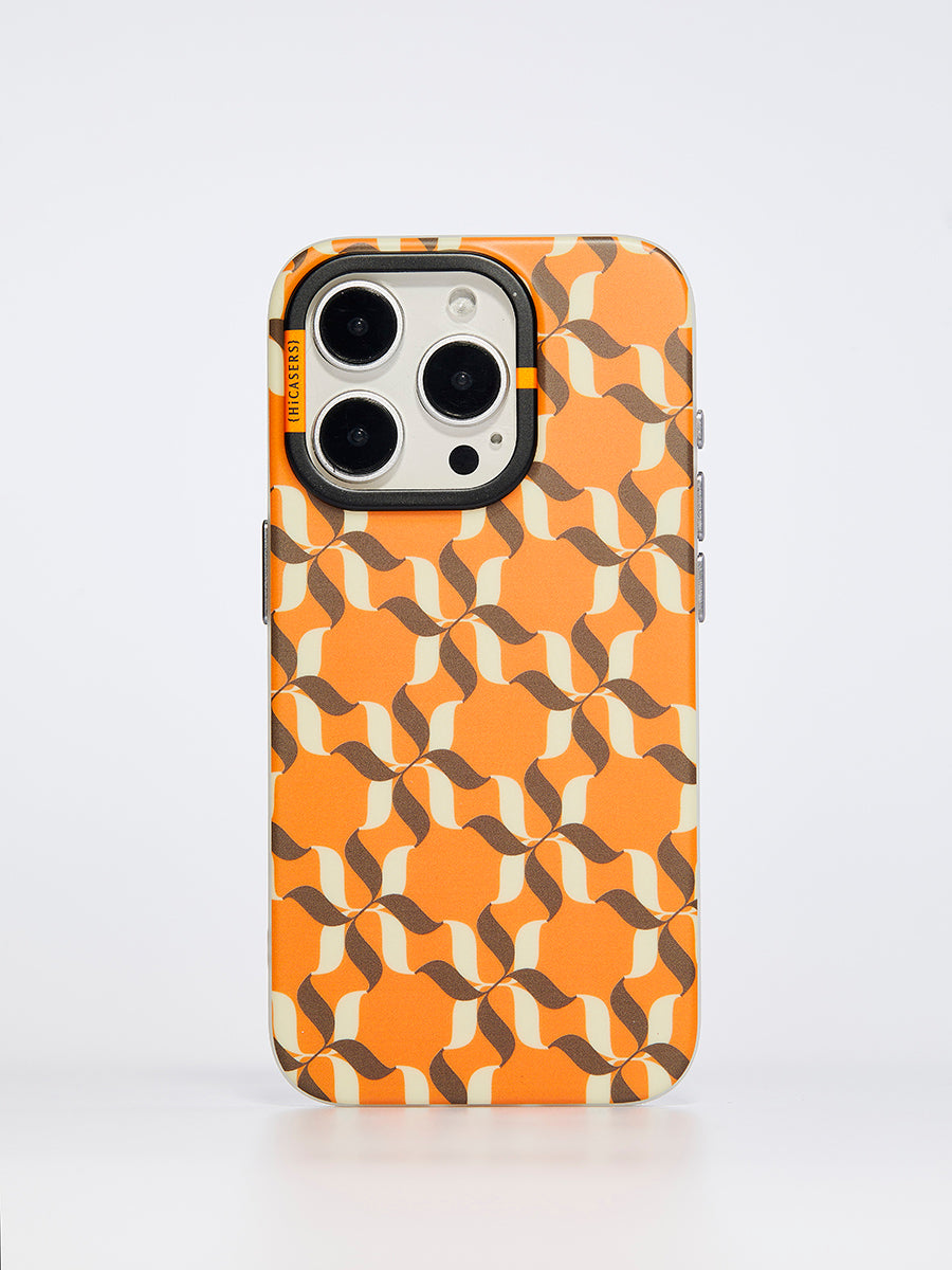 Custom Orange Logo Phone Case - Durable Protective Cover for iPhone & Samsung - Perfect for Branding, Promotions & Everyday Use
