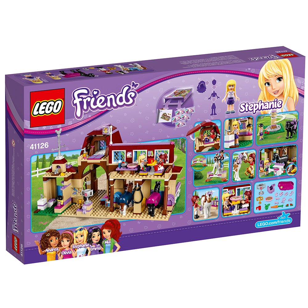 LEGO Friends 41126 Heartlake Riding Club Building Kit - 575 Piece Horse Stable Playset for Kids Ages 6-12 | Perfect for Creative Play, Birthday Gifts & Collectors