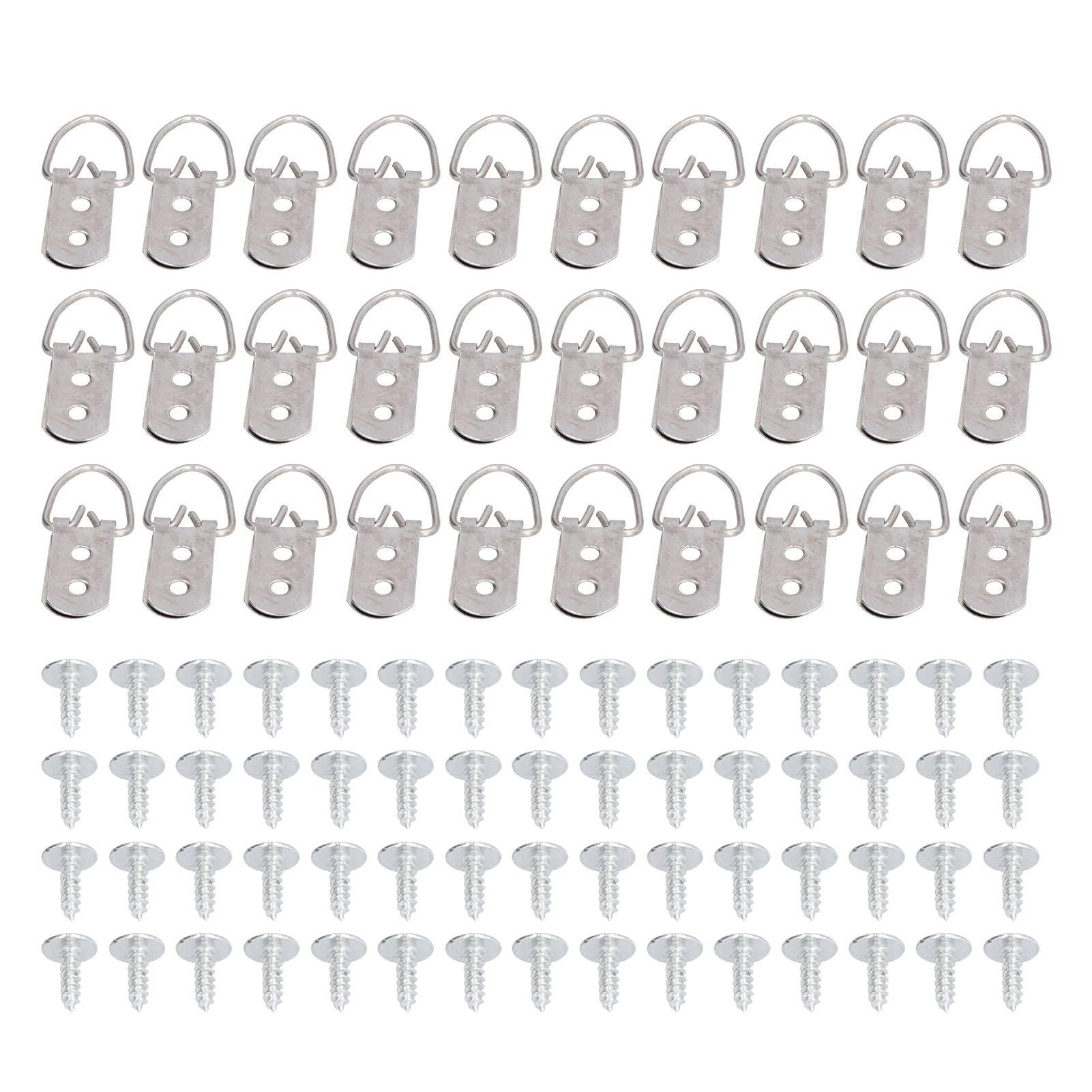 01 Picture Hanging Hooks - Durable 2-Hole Wall Hangers Kit for Frames & Artwork | Perfect for Exhibition Halls, Living Rooms, Bedrooms & Offices | Secure Display Solution for Photos, Paintings & Home Decor
