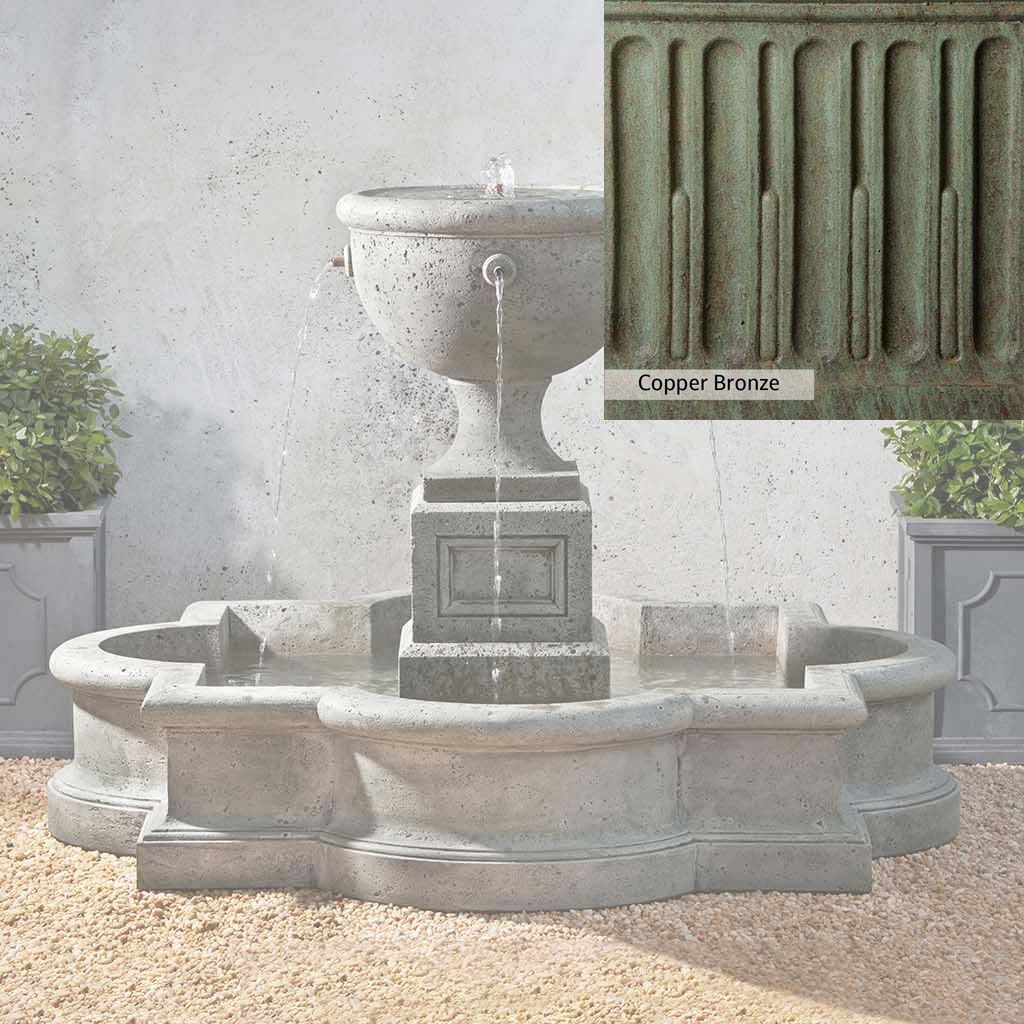 Campania International Navonna Outdoor Fountain - Classic Italian Garden Fountain for Patio, Yard, and Landscape Decor | Perfect for Backyard, Garden, and Outdoor Living Spaces