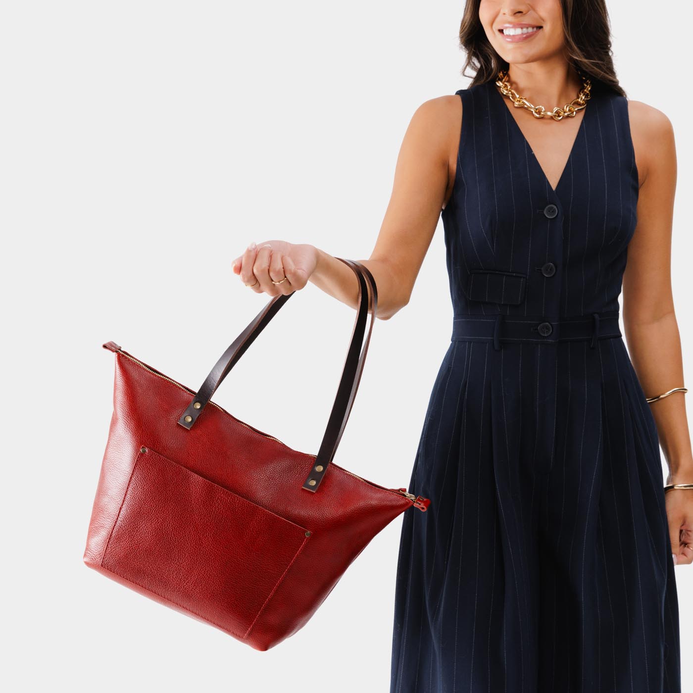 Almost Perfect' Genuine Leather Tote Bag - Limited Edition Handcrafted Women's Purse for Work, Travel & Everyday Use