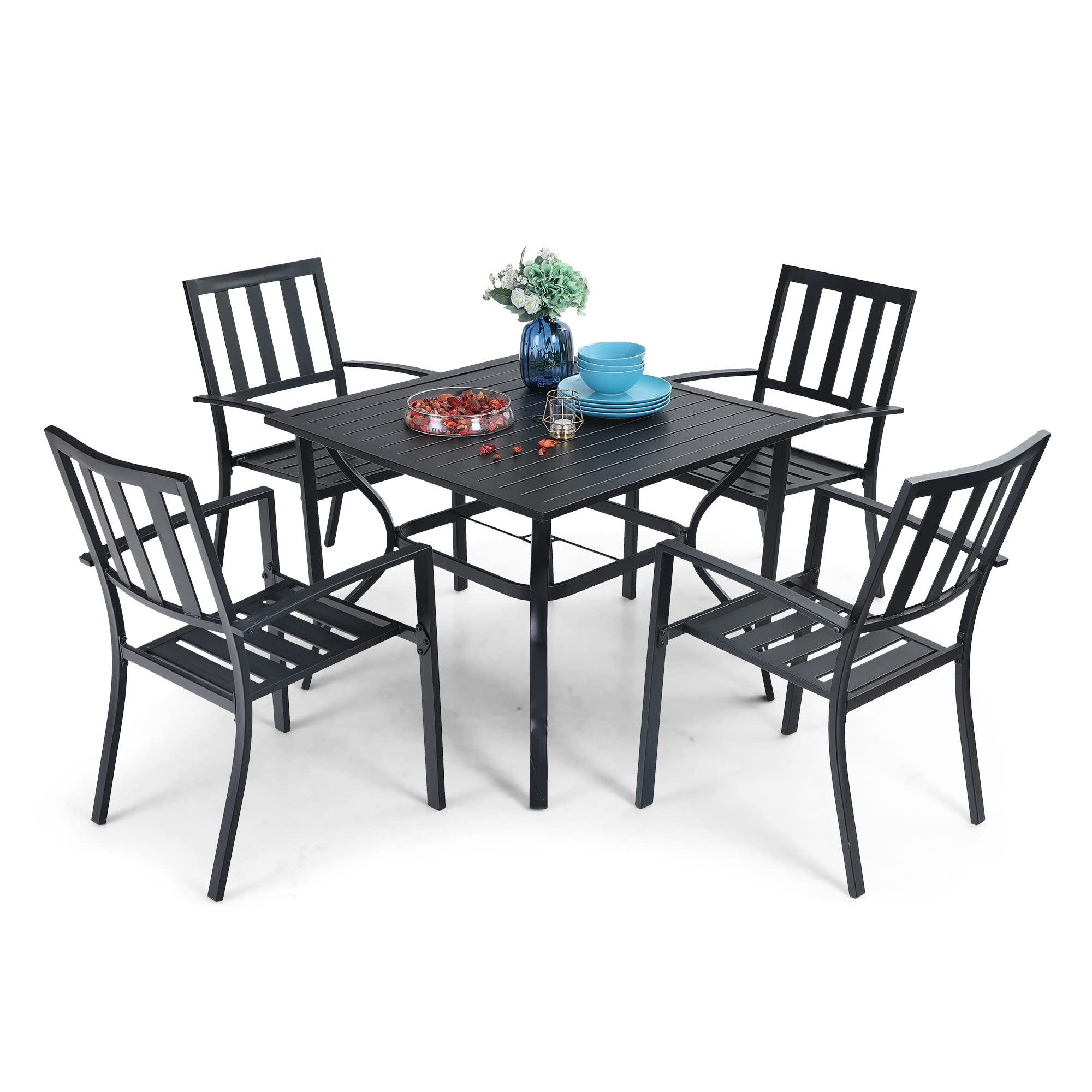 PHI VILLA 5-Piece Outdoor Dining Set - 37