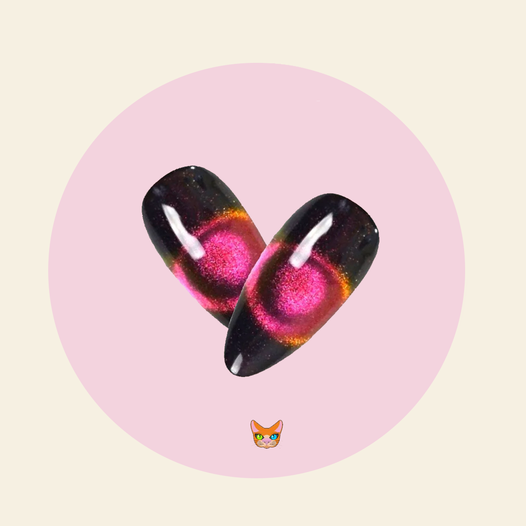 Mitty Cat Eye Gel Polish - Love Pulse 15ml UV LED Nail Polish for Long Lasting Manicure | Perfect for Nail Salon & Home DIY Nail Art