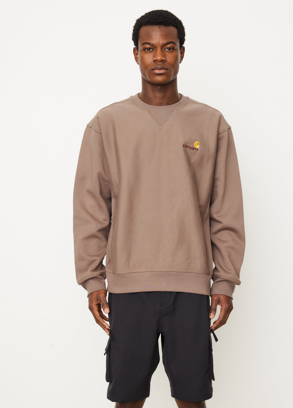 American Script Sweatshirt - Trendy Vintage Style Pullover for Men & Women | Perfect for Casual Wear, Gym, and Street Fashion