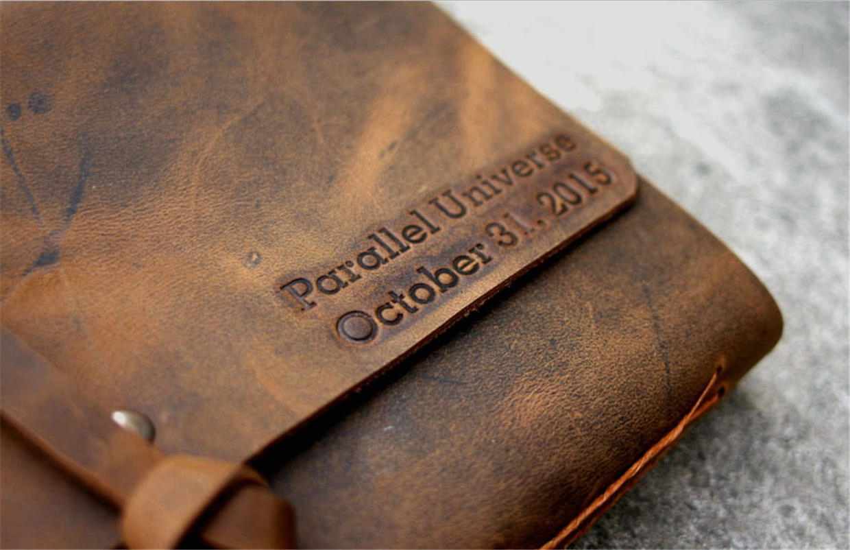 Personalized Brown Leather Journal - Handcrafted Notebook for Writing, Sketching & Note Taking - Perfect Gift for Writers, Students & Professionals - Office, School & Travel Use