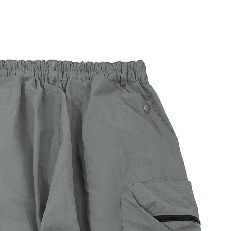 ASUSL Men's Nylon Square Pocket Pants Grey - Lightweight Travel & Outdoor Hiking Pants for Men