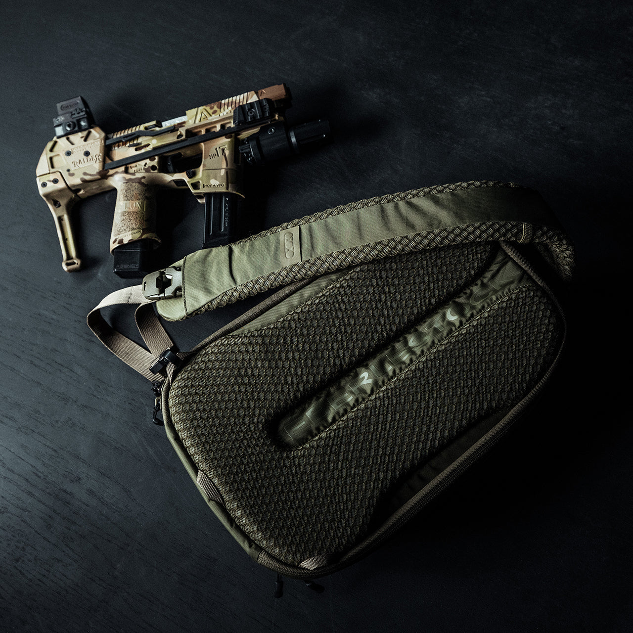 Eberlestock Fade Sling - Lightweight Everyday Carry Bag with Concealed Carry Pocket for Hiking, Travel & Outdoor Adventures