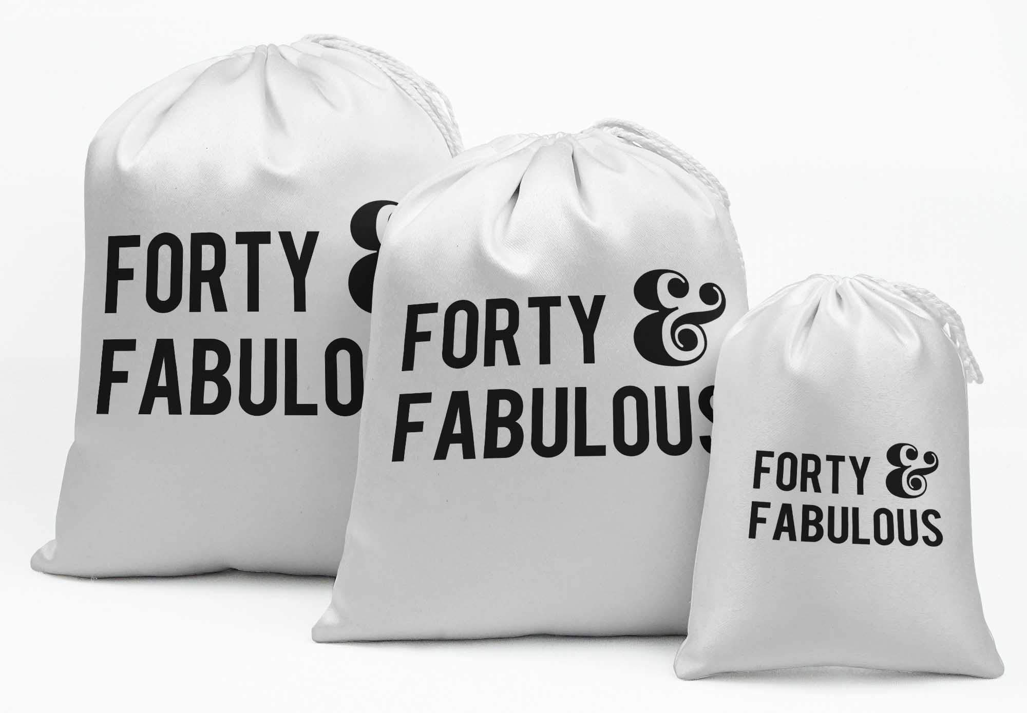 Custom White Drawstring Favor Bags - 15-Piece Birthday Party Supplies Set for Souvenirs, Gifts & Celebrations | Perfect for Baby Showers, Weddings & Special Events