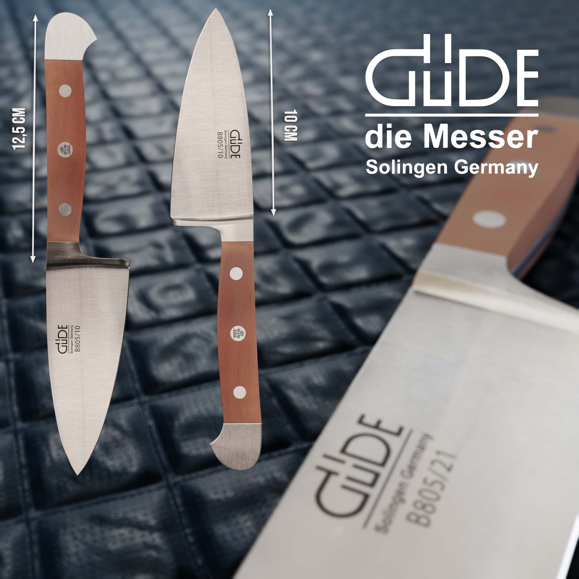 Premium Güde Alpha Pear Series Hand-Forged Cheese Knife - Solingen Germany 1910 - Ice-Hardened Steel Blade - Perfect for Cheese Boards, Charcuterie & Gourmet Entertaining