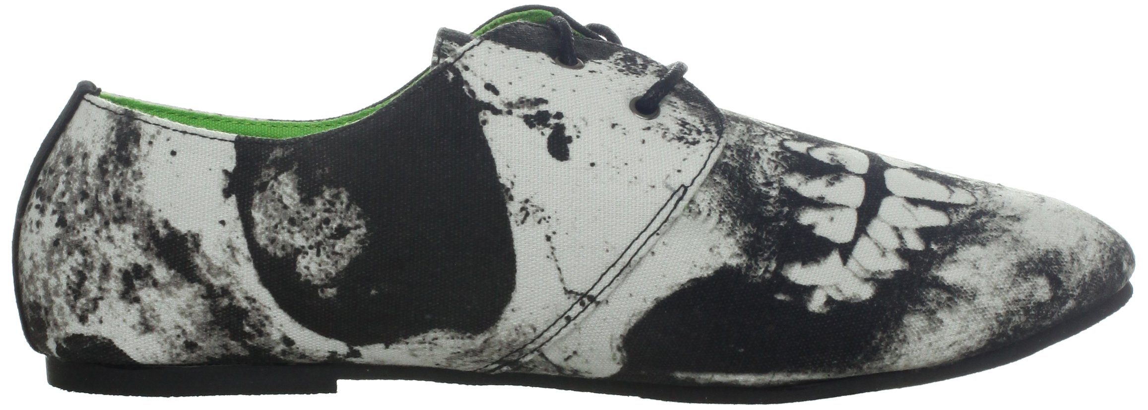 Iron Fist Women's Loose Tooth Flexi Flat Shoes - Gothic Punk Rock Fashion Sneakers for Casual Wear & Concert Outfits
