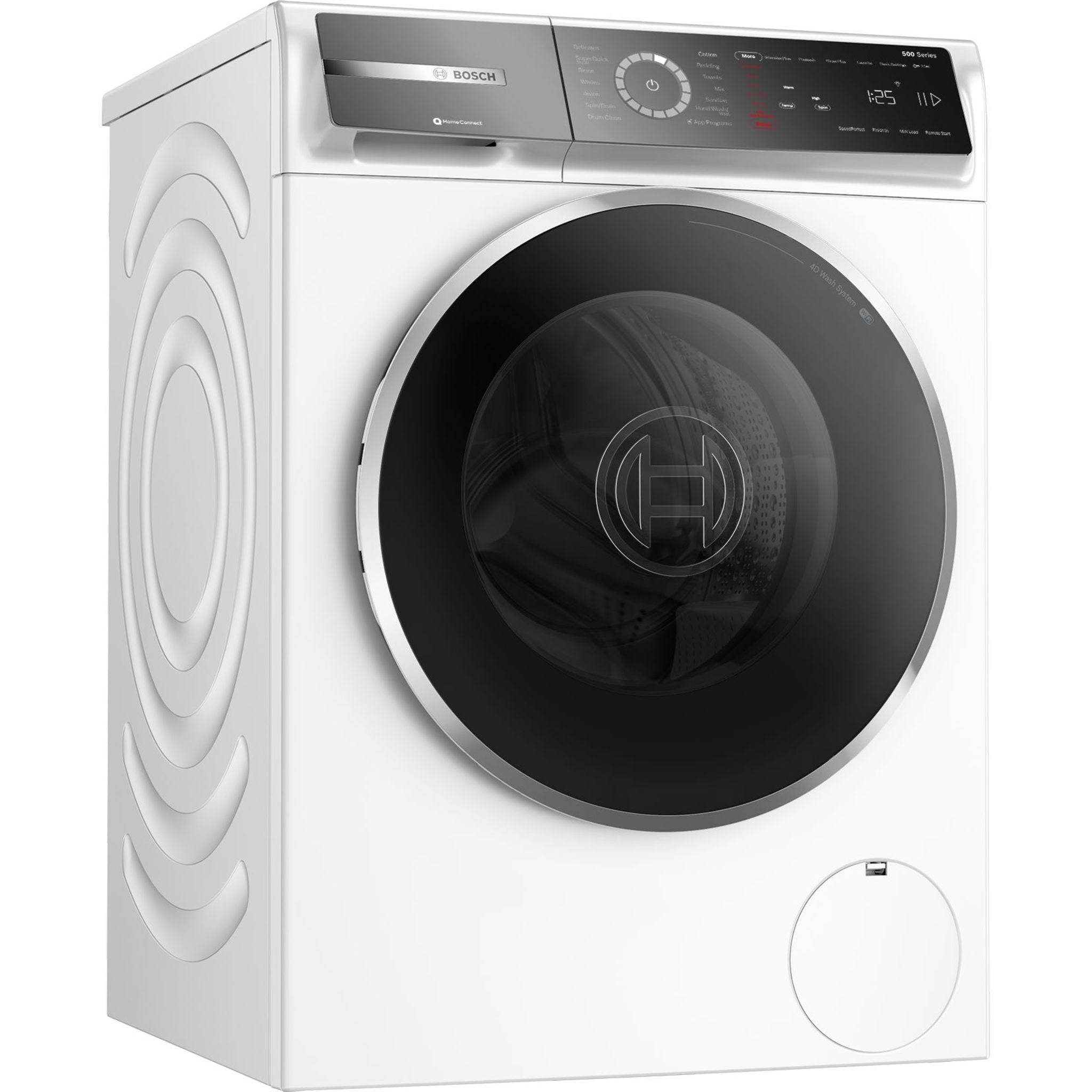 Bosch WGB24600UC 24 Inch White Front Load Washing Machine - Energy Efficient Laundry Solution for Apartments & Small Homes