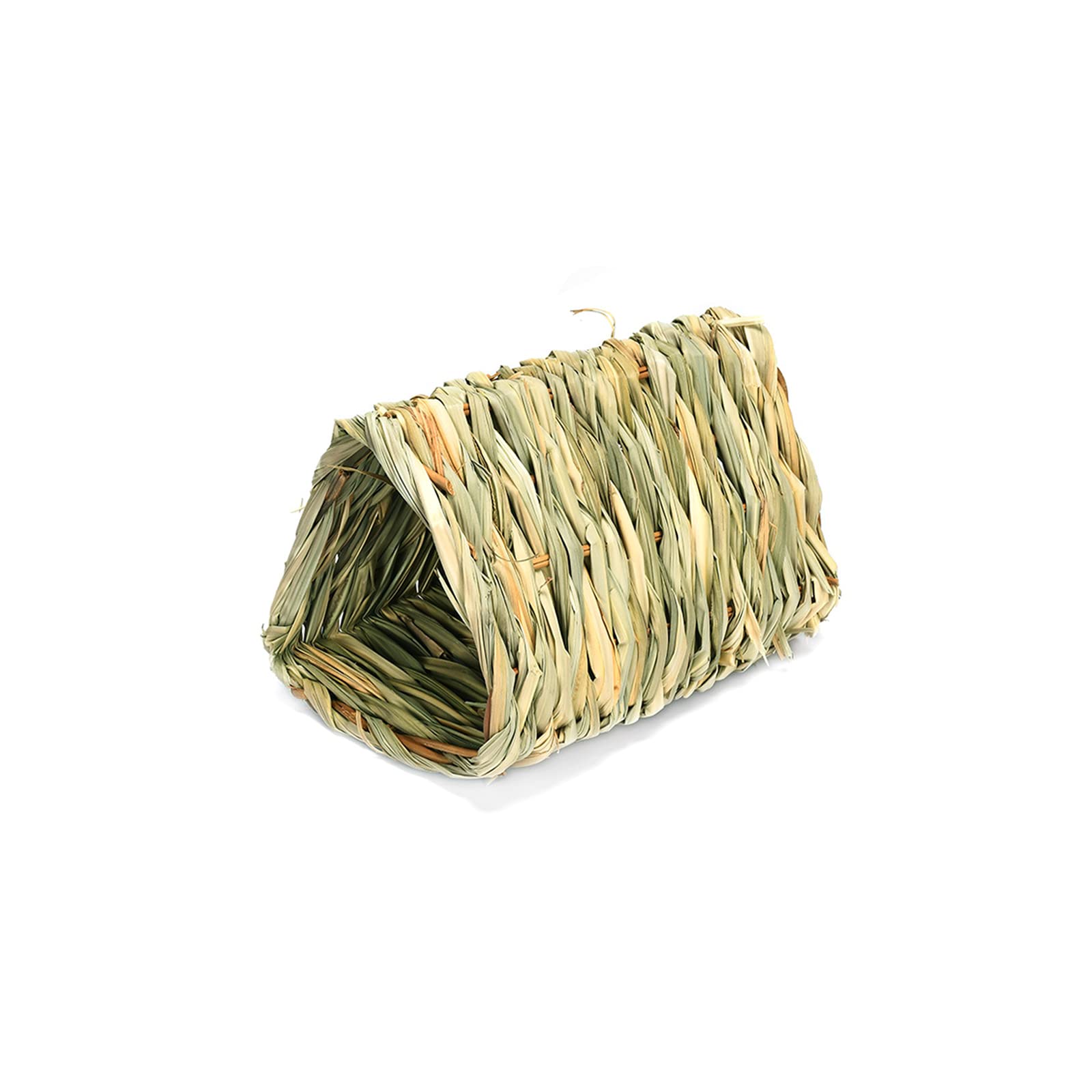 Natural Grass Rabbit House - Lightweight & Comfortable Small Animal Tunnel Play Bed, Chew Toy for Rabbits, Hamsters, Guinea Pigs - Perfect for Indoor/Outdoor Play, Chewing & Nesting