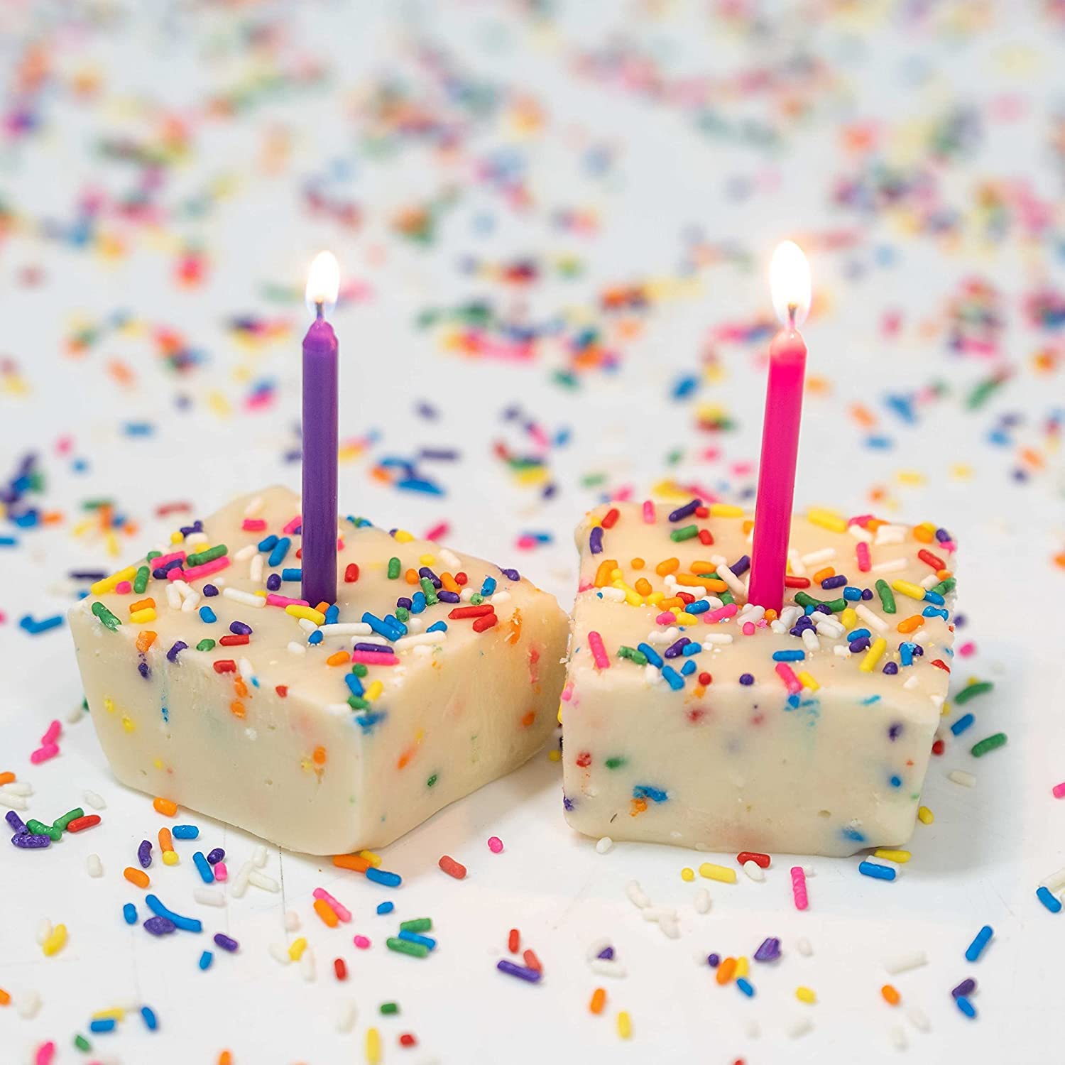 Valley Fudge Birthday Cake Flavor - 1lb Artisan Gourmet Candy with Real Butter | Fresh Homemade Fudge for Parties, Gifts & Dessert Platters