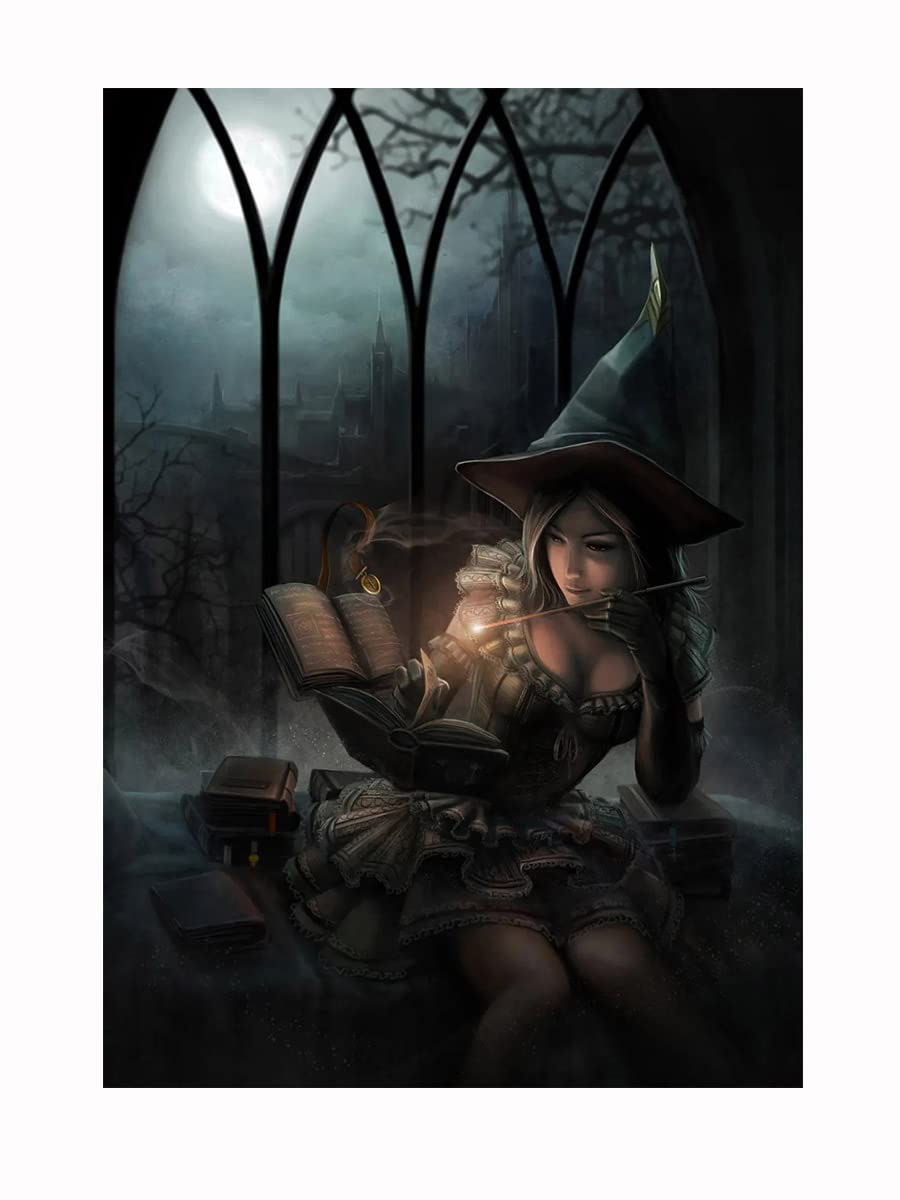 WZVZGZ 1000-Piece Fairy Tale Magic Witch Puzzle - Wooden Educational Puzzle for Kids & Adults, Parent-Child Games, School Supplies & Learning Toys | Perfect for Family Game Night & Classroom Activities