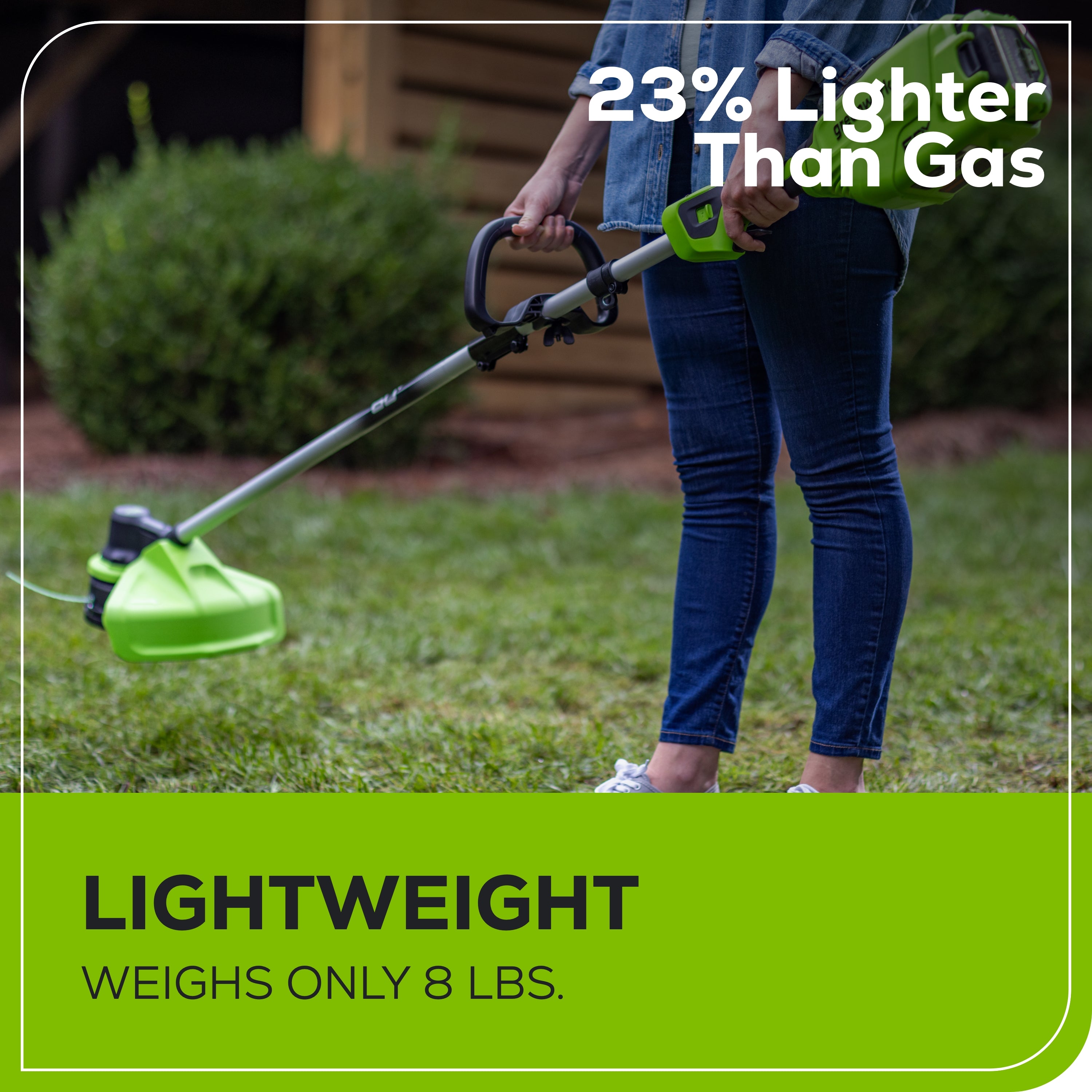 60V 16-Inch Cordless Battery String Trimmer with 2.5Ah Battery & 3A Fast Charger - Lightweight Weed Eater for Lawn Edging, Yard Maintenance & Landscaping