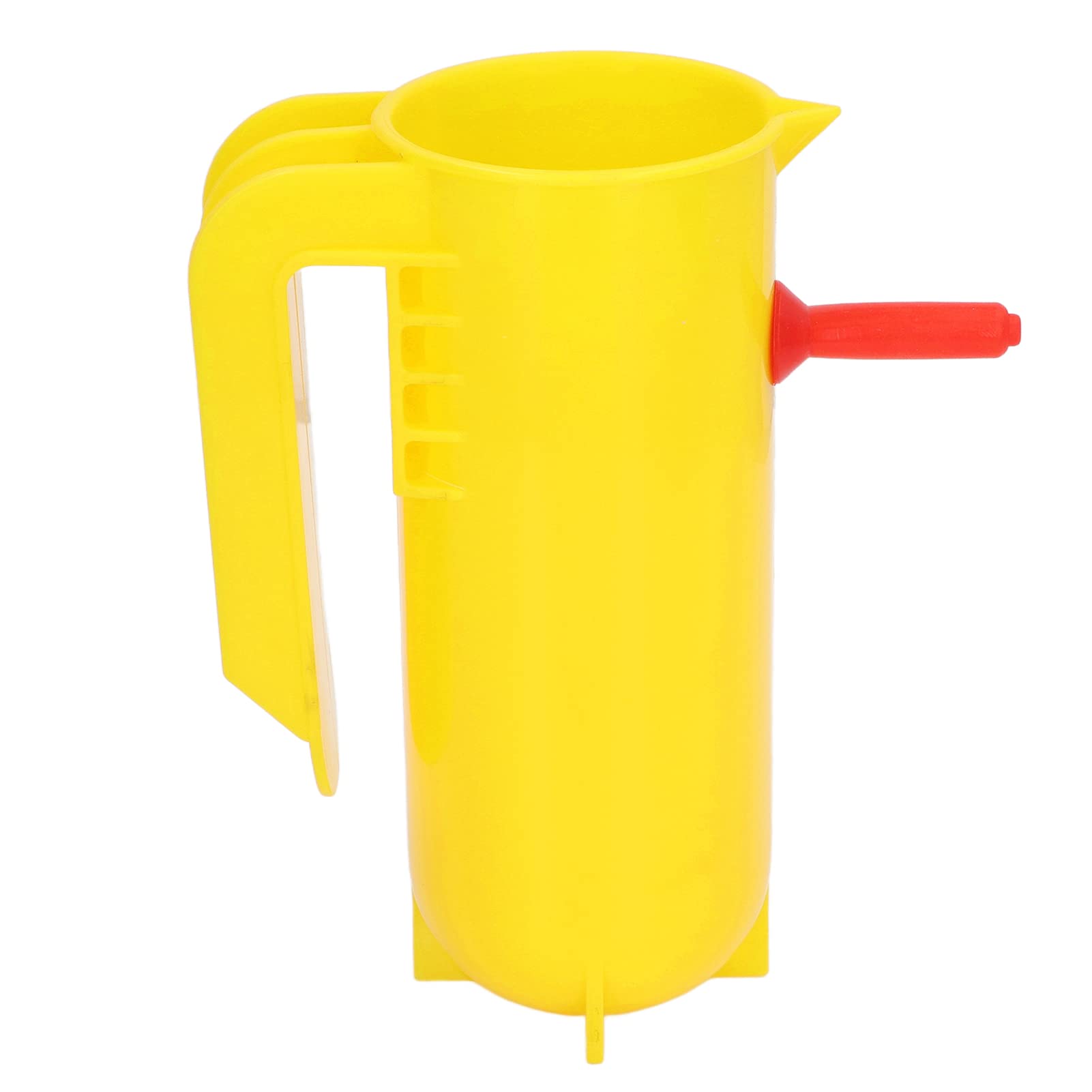 Premium Okuyonic Open-Type Lamb Milk Feeder Bottle - Wall Mountable Calf Feeding Bottle with Handle for Sheep, Puppies & Piglets (Yellow) - Ideal for Farm Animal Care, Pet Feeding & Livestock Rearing