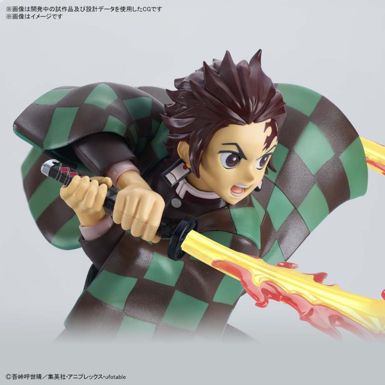 Bandai Demon Slayer Kimetsu no Yaiba Tanjiro Kamado Hinokami Kagura Ver. Action Figure Model Kit - Anime Collectible for Fans, Display & Cosplay Props