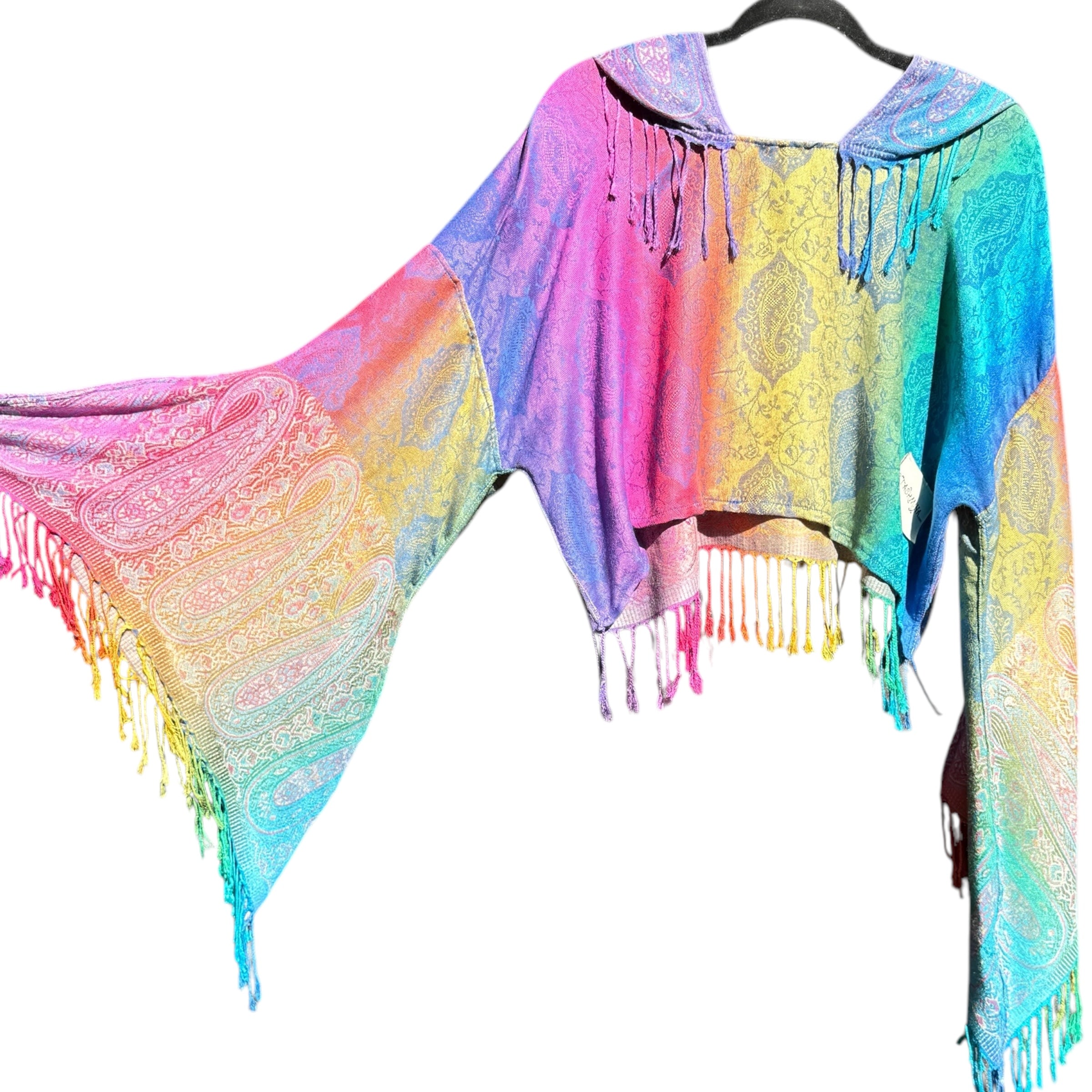 SHE'S A FAIRY 2-Piece Classic Rainbow Outfit Set for Women - Cute Fairy Costume for Cosplay, Halloween, Themed Parties & Fantasy Events