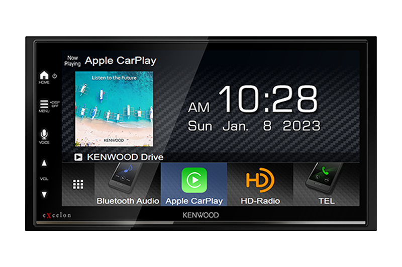 Kenwood DMX709S eXcelon Digital Multimedia Receiver with Bluetooth - Car Stereo System for Wireless Music Streaming & Hands-Free Calling - Perfect for Road Trips & Daily Commutes