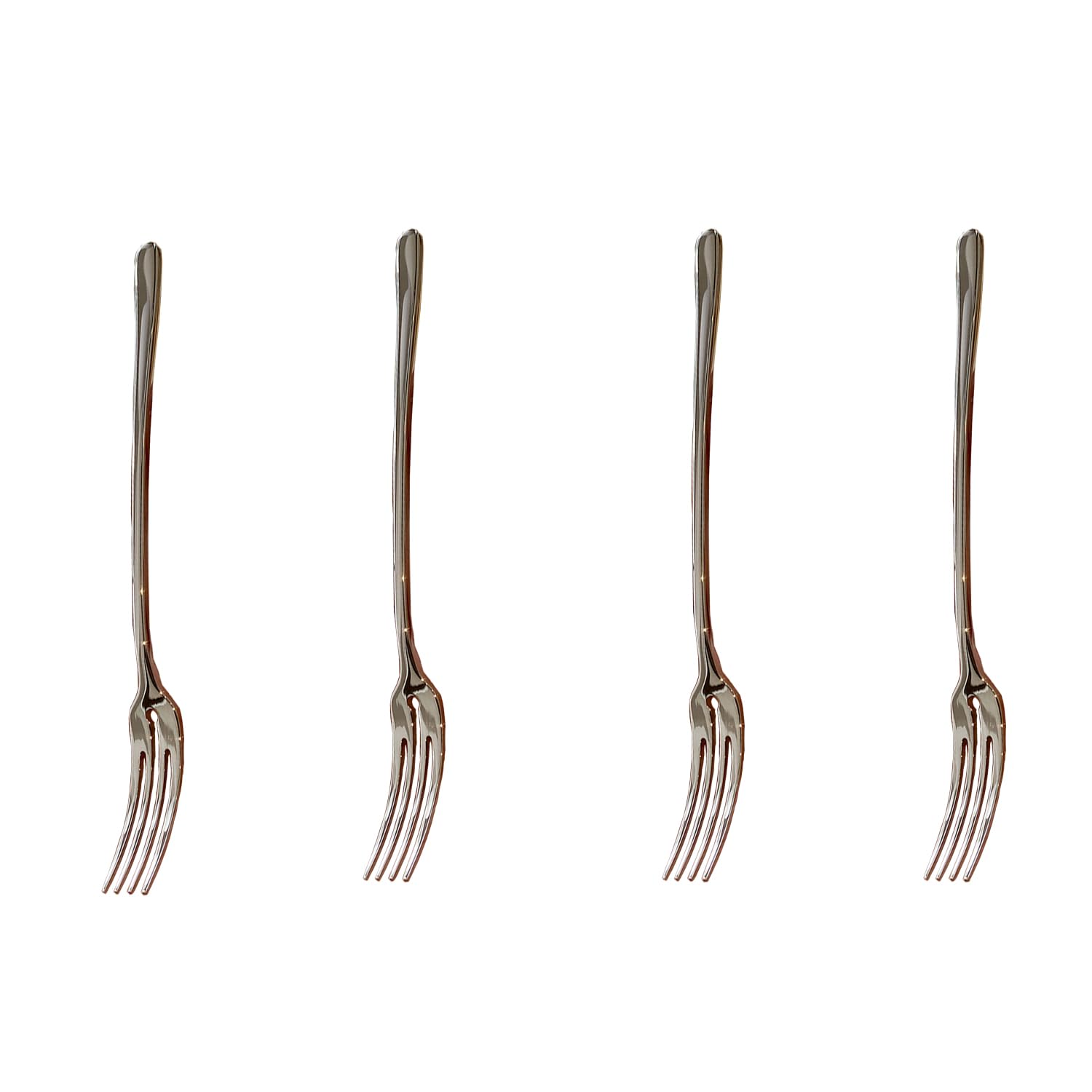 Premium Stainless Steel Appetizer Forks Set - 4-Piece 6.1