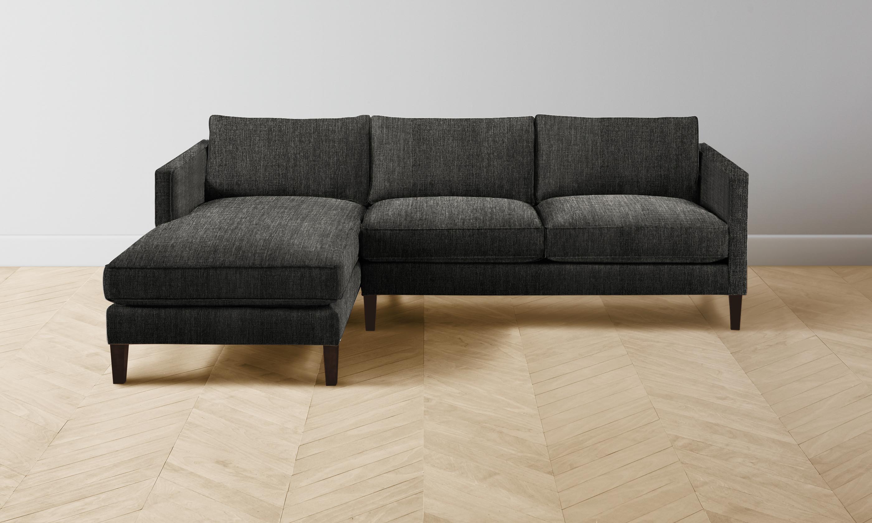 Crosby Sectional Sofa - Performance Tweed Upholstery, Modern Comfort for Living Room & Family Room - Perfect for Relaxing & Entertaining