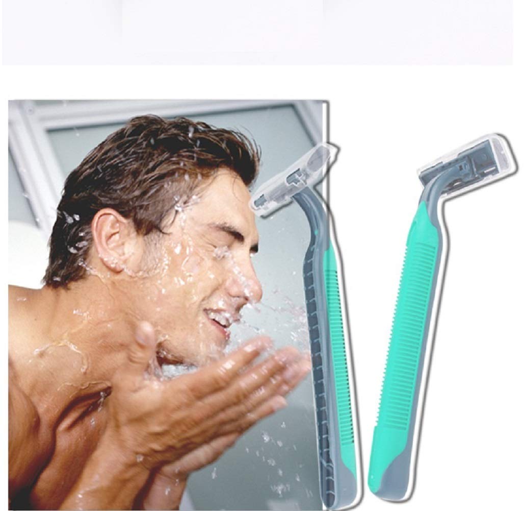 1000 Pack Kheoxusa Disposable Razors - Bulk Individually Wrapped Razors for Women & Men, Smooth Shaving for Face, Legs & Body - Perfect for Travel, Gym & Home Use (Green)
