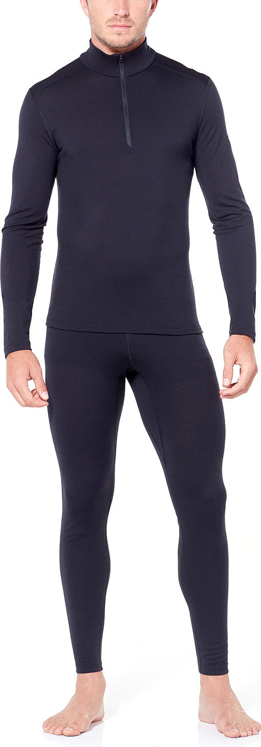 200 Oasis LS Half Zip Base Layer for Men - Thermal Long Sleeve Shirt with Half Zip for Cold Weather - Perfect for Hiking, Skiing & Outdoor Activities