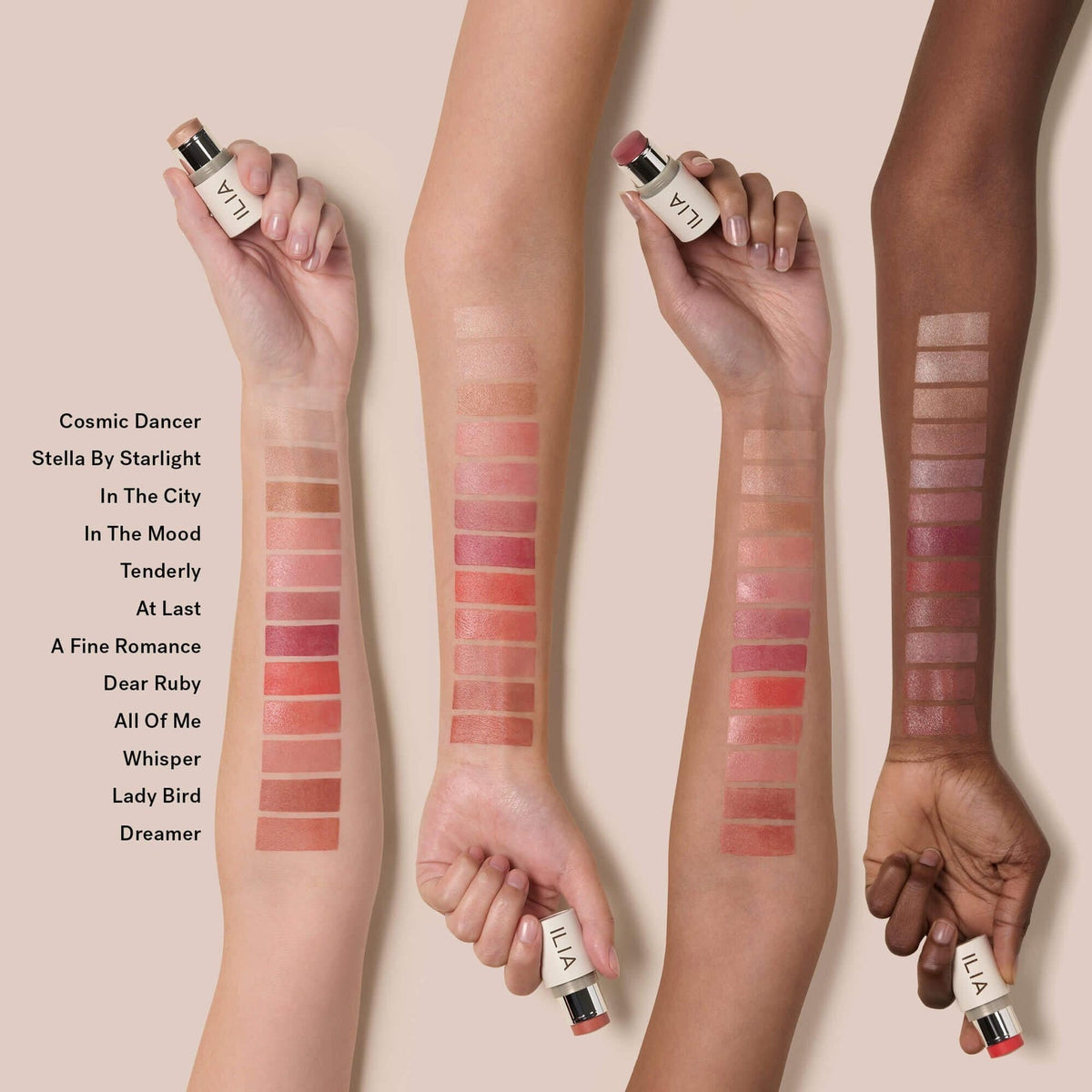 Multi Stick Cream Blush Highlighter Lip Tint 3-in-1 Makeup Stick - Natural Cheek, Lip & Face Color for Day & Night Wear | Perfect for On-the-Go Touch Ups, Travel & Everyday Makeup