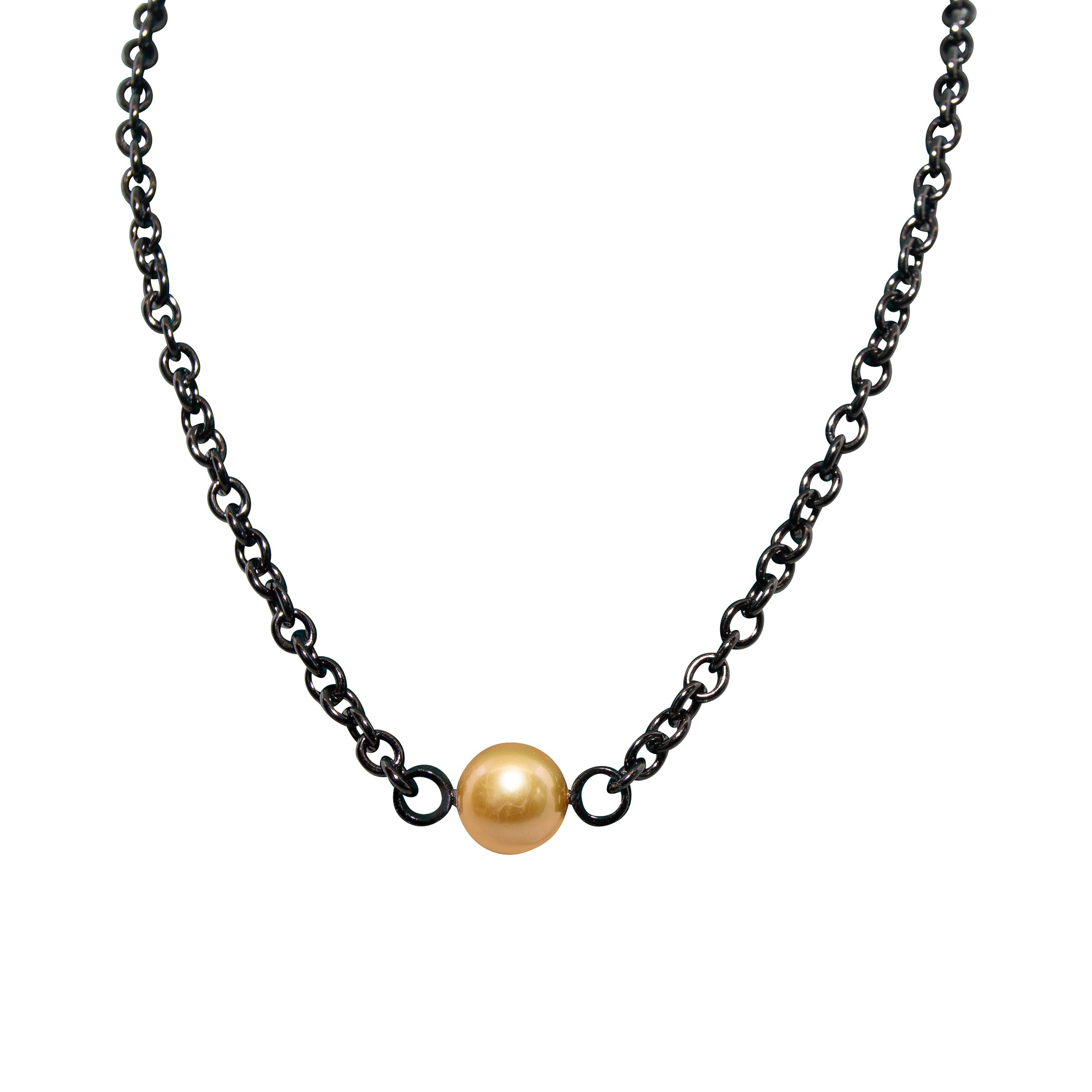 Elegant 92.5 Inch Gold Freshwater Pearl Necklace with Sterling Silver & Rhodium Chain - Perfect for Weddings, Parties & Special Occasions