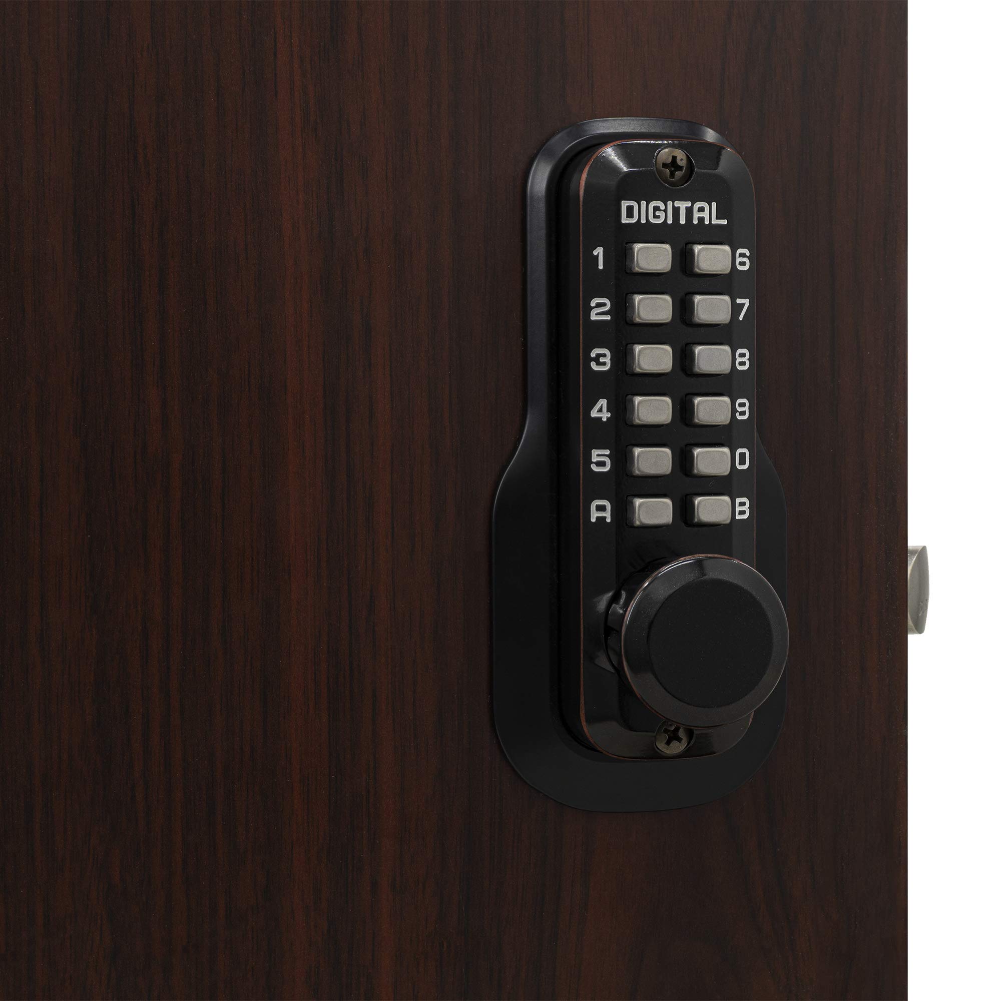 M230OILDC Keyless Mechanical Spring Latch - Heavy Duty Door Lock for Commercial & Residential Security (Ideal for Storage Rooms, Gates & Sheds)