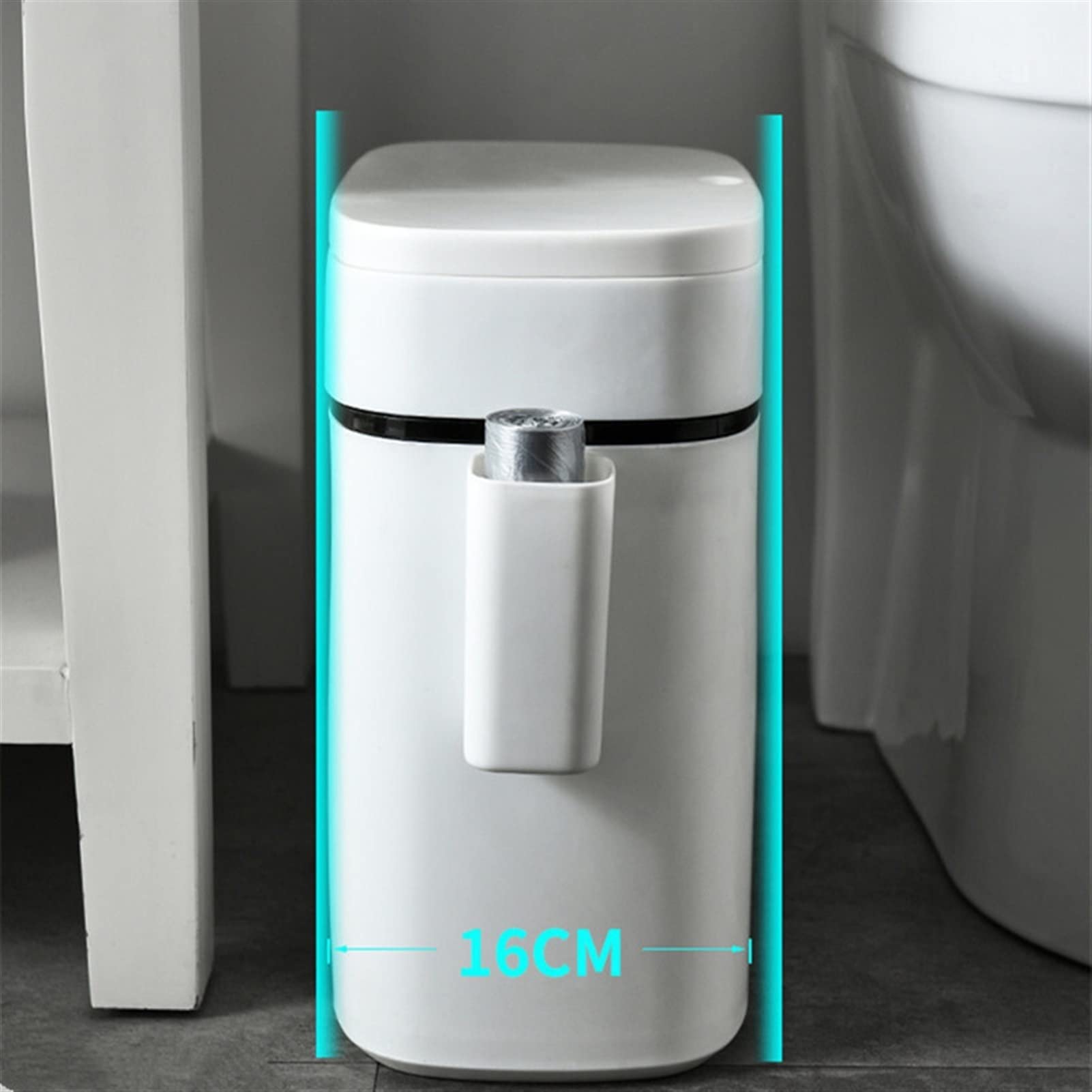 12L Modern Kitchen Trash Can with Lid - Stainless Steel Step Pedal Garbage Bin for Bathroom, Living Room & Office - Odor-Proof & Hands-Free Waste Basket for Easy Disposal