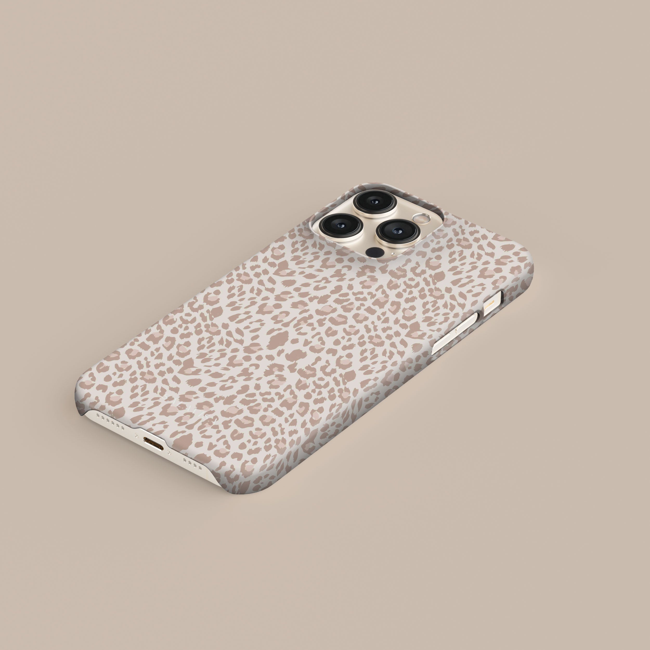 Stylish Beige Safari Phone Case - Durable & Trendy Protective Cover for iPhone & Android - Perfect for Outdoor Adventures & Travel