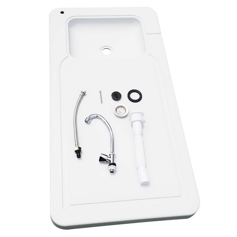 EyesonMe Portable Folding Fish Cleaning Table with Sink Faucet - Durable Outdoor Camping & Garden Furniture for Fishing, BBQ, Picnic & Backyard Activities
