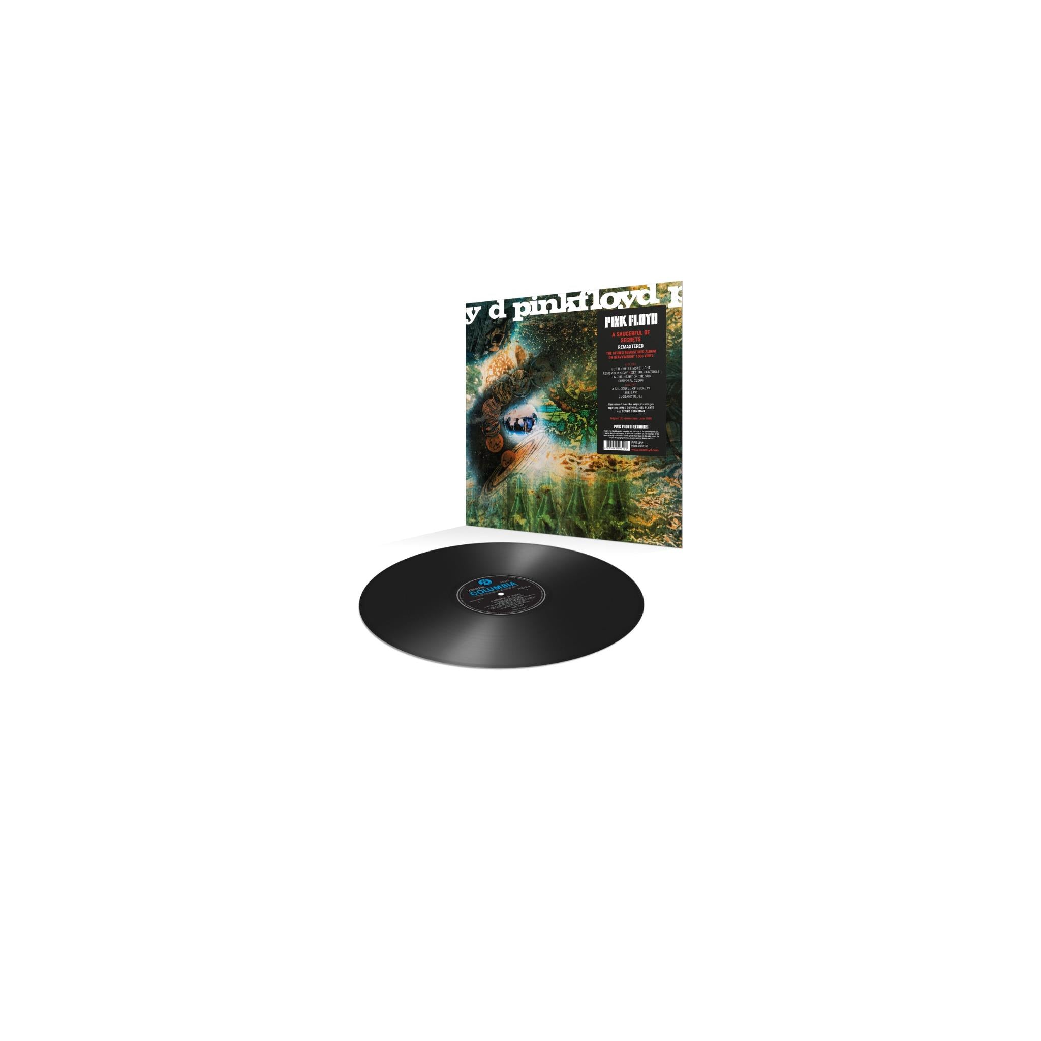 Pink Floyd - A Saucerful of Secrets (Vinyl LP, 2016 Reissue) | Classic Psychedelic Rock Album for Vinyl Collectors & Music Enthusiasts - Perfect for Home Listening & Record Collections