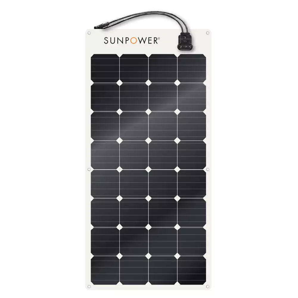 SunPower SPR-E-Flex Series 50W & 95W Flexible Solar Panels - Lightweight & Durable for RV, Boat, Camping & Off-Grid Power
