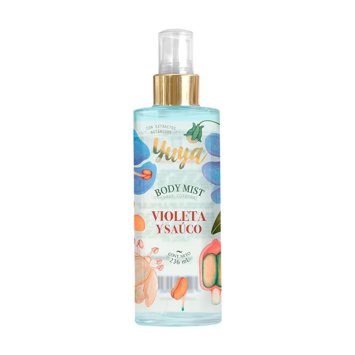 Violet & Elderflower Body Mist 8 oz (236 mL) - Refreshing Floral Fragrance for Women, Long-Lasting & Lightweight, Perfect for Daily Use, Gym, Work, or Special Occasions