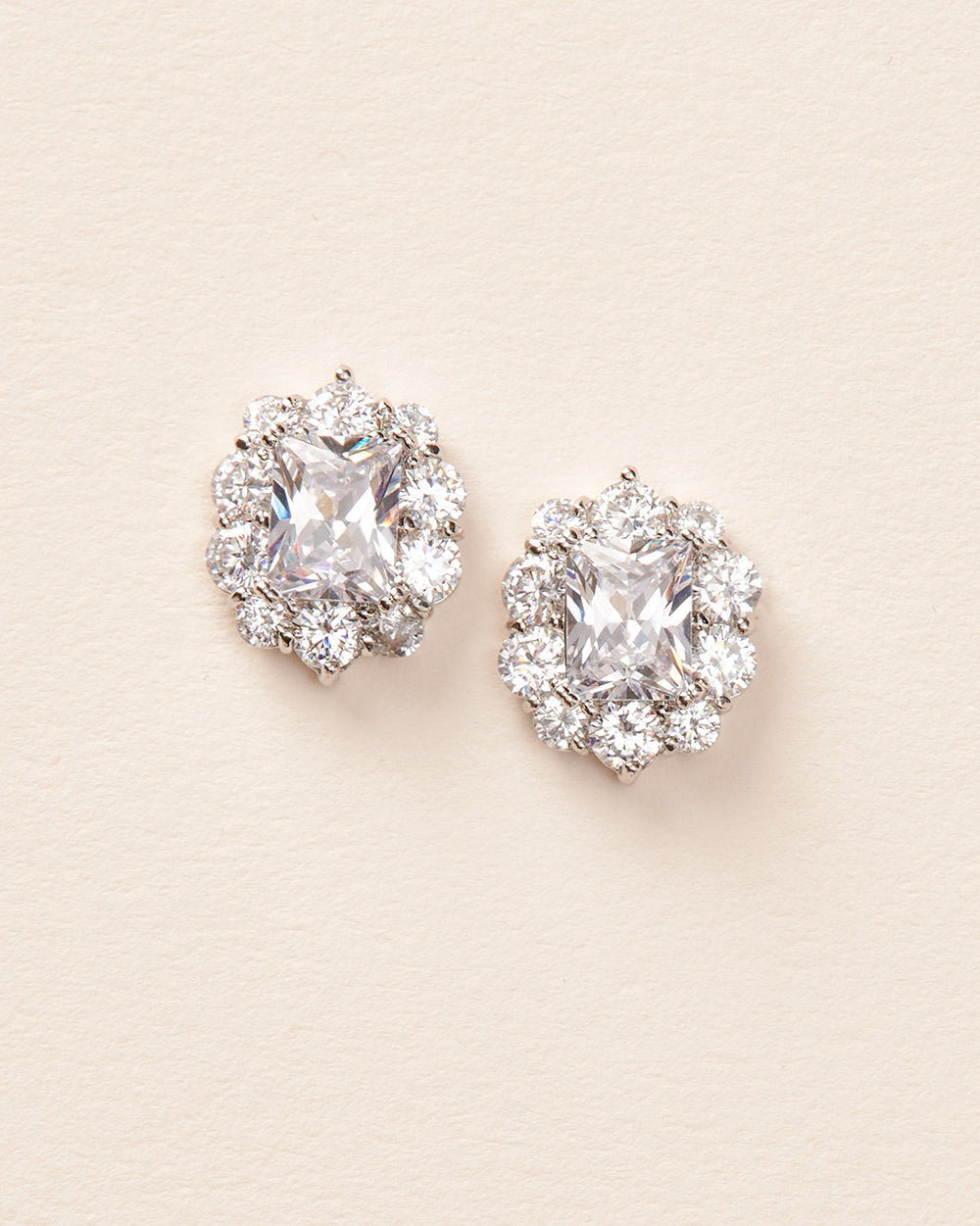 Sienna CZ Stud Earrings for Women - Sparkling Cubic Zirconia Studs - Perfect for Everyday Wear, Parties & Special Occasions