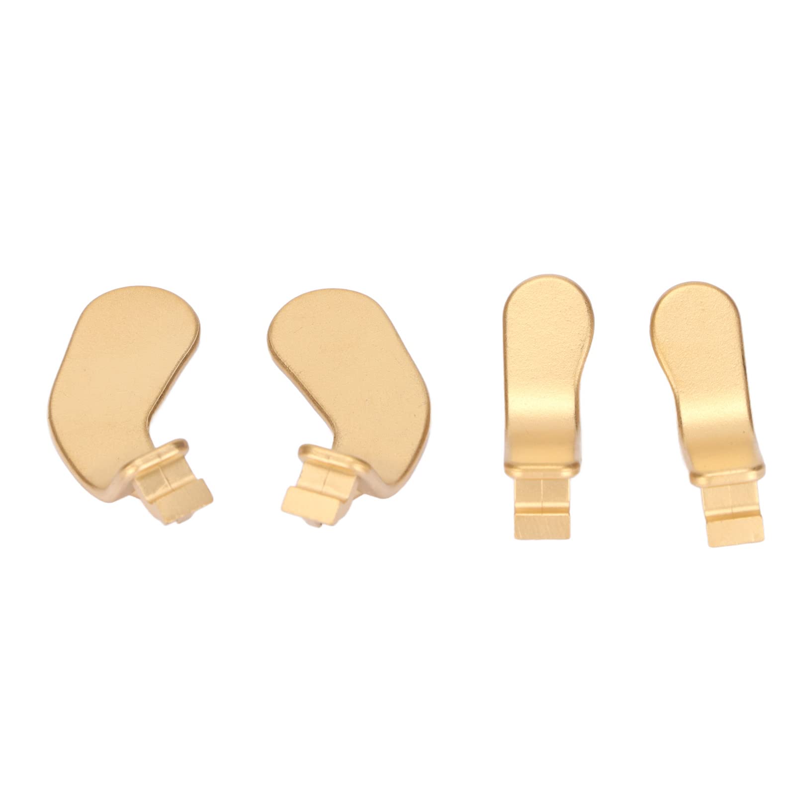 Premium 4PCS Metal Joystick Thumbsticks - Stainless Steel Replacement Paddles for Elite Series Controllers (Gold) | Enhanced Grip for Gaming, FPS & Competitive Play