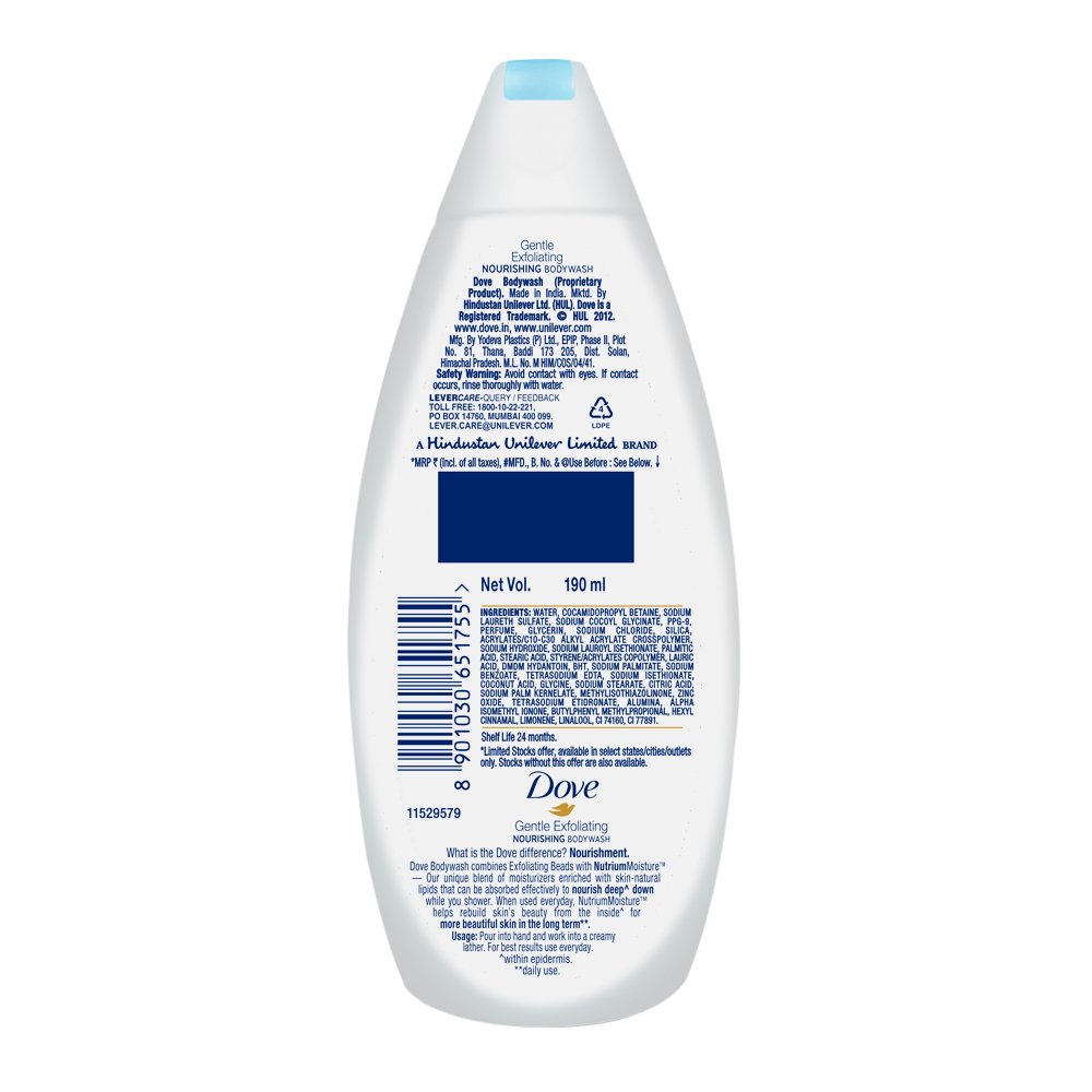 Dove Go Fresh Body Wash for Women & Men - 6.7 fl oz (190 ml) - Refreshing Cucumber & Green Tea Scent - Hydrating & Nourishing Shower Gel for Daily Use - Perfect for Morning & Evening Showers