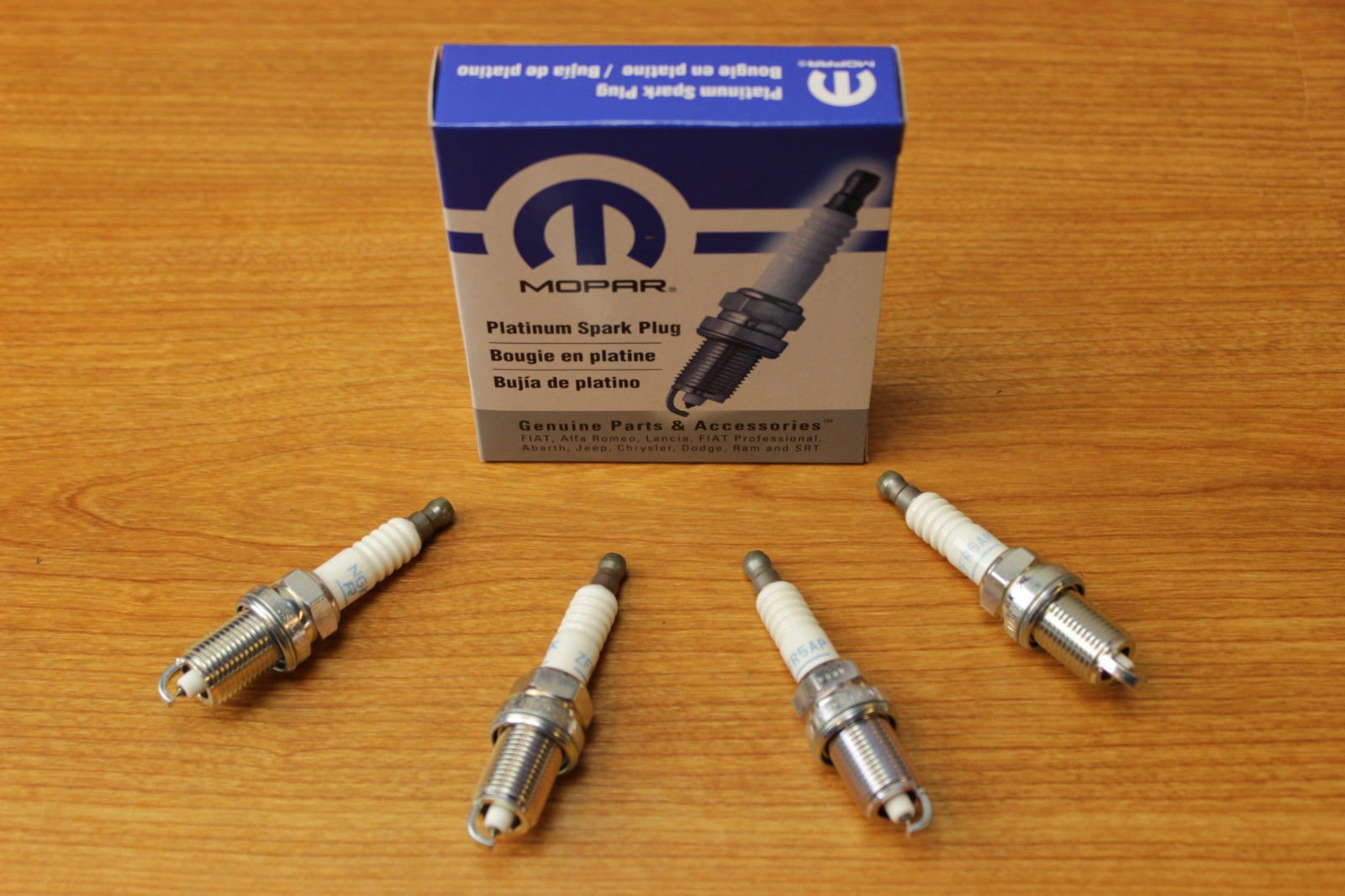 Jeep Compass Patriot Dodge Journey OEM Spark Plugs Set of 4 - High Performance Replacement Parts for Smooth Engine Operation | Ideal for Off-Roading, Daily Commuting & Long Road Trips