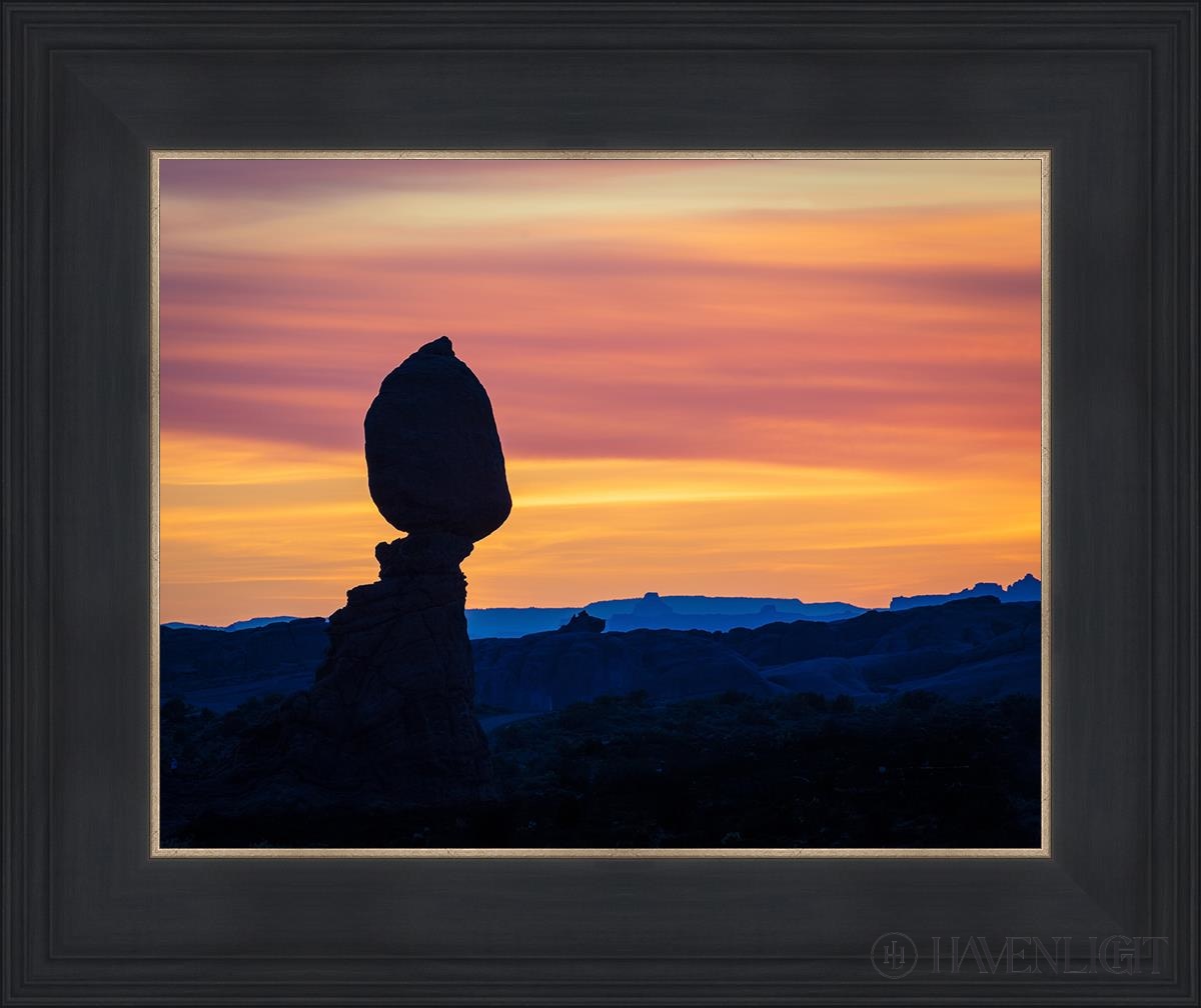 Balancing Rock at Sunset - Stunning Landscape Photo from Arches National Park Utah | Perfect for Wall Art, Home Decor & Travel Inspiration