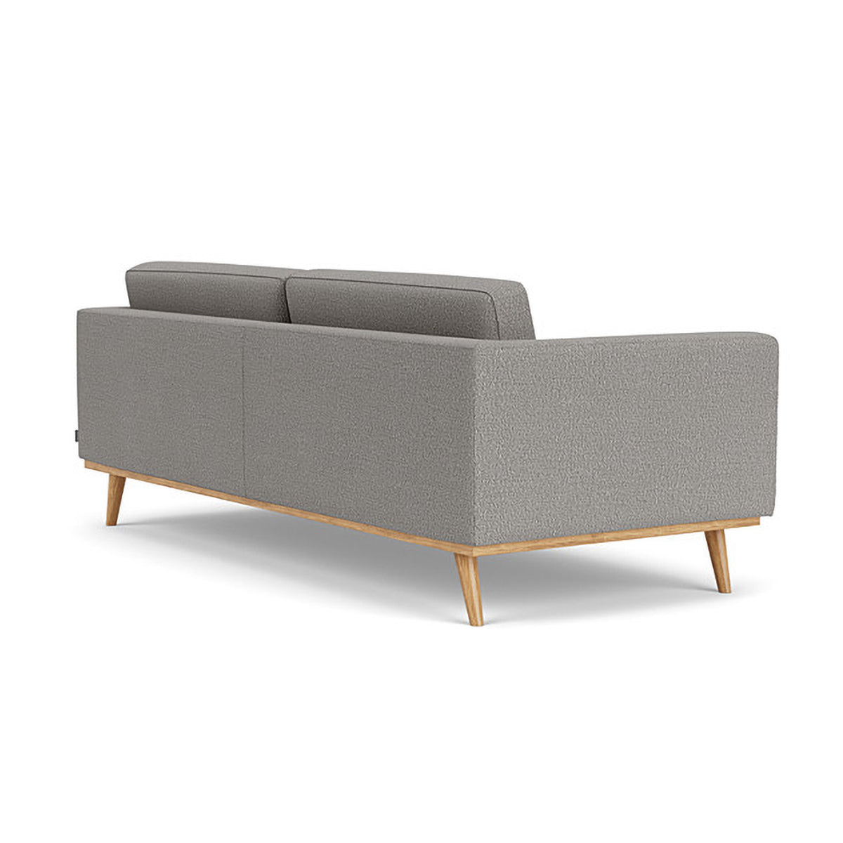 Johan Boucle 3 Seater Sofa - Modern Upholstered Fabric Couch for Living Room, Lounge & Apartment - Comfortable Mid-Century Style Sectional Sofa with Soft Boucle Fabric