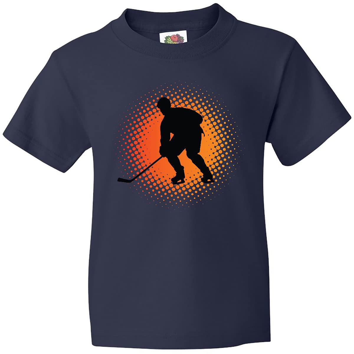 Inktastic Play Hockey Sports Youth T-Shirt - Fun Hockey Themed Tee for Kids & Teens - Perfect for Hockey Games, Practice & Fan Support