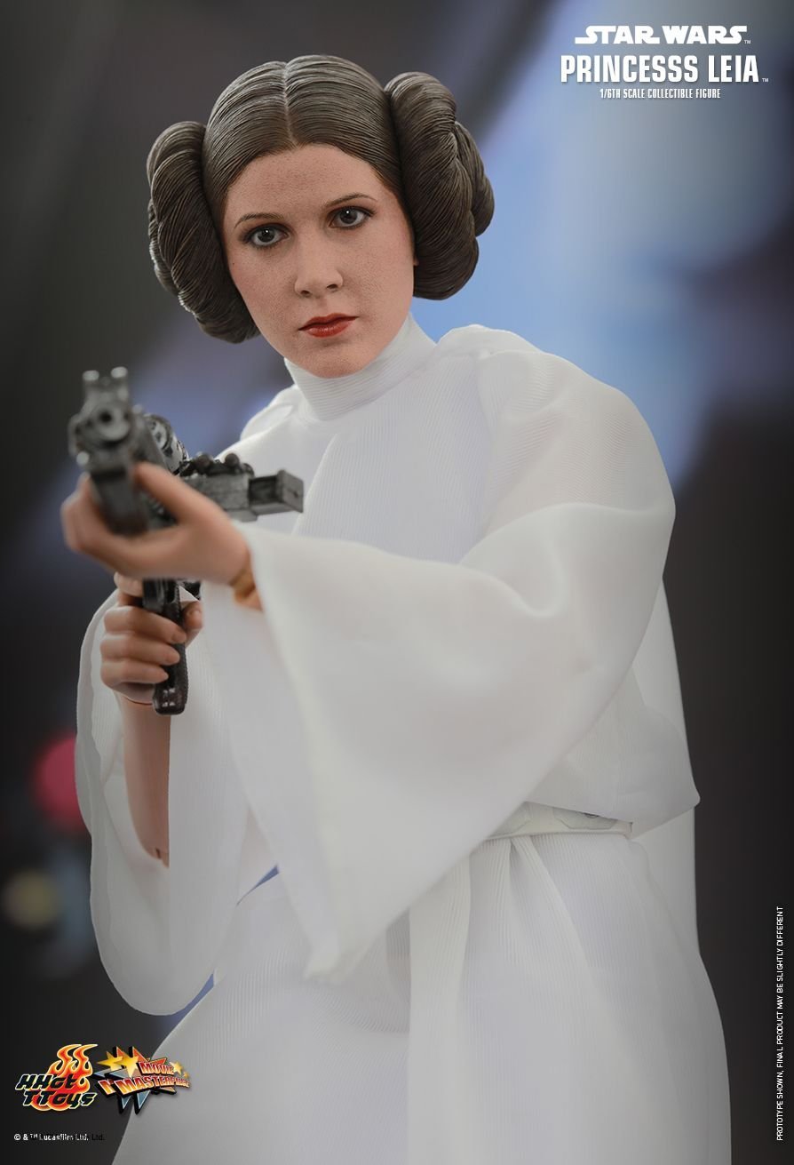 Hot Toys Star Wars Princess Leia 1/6 Scale Collectible Action Figure - Perfect for Display, Gift Giving, and Star Wars Fans Collection