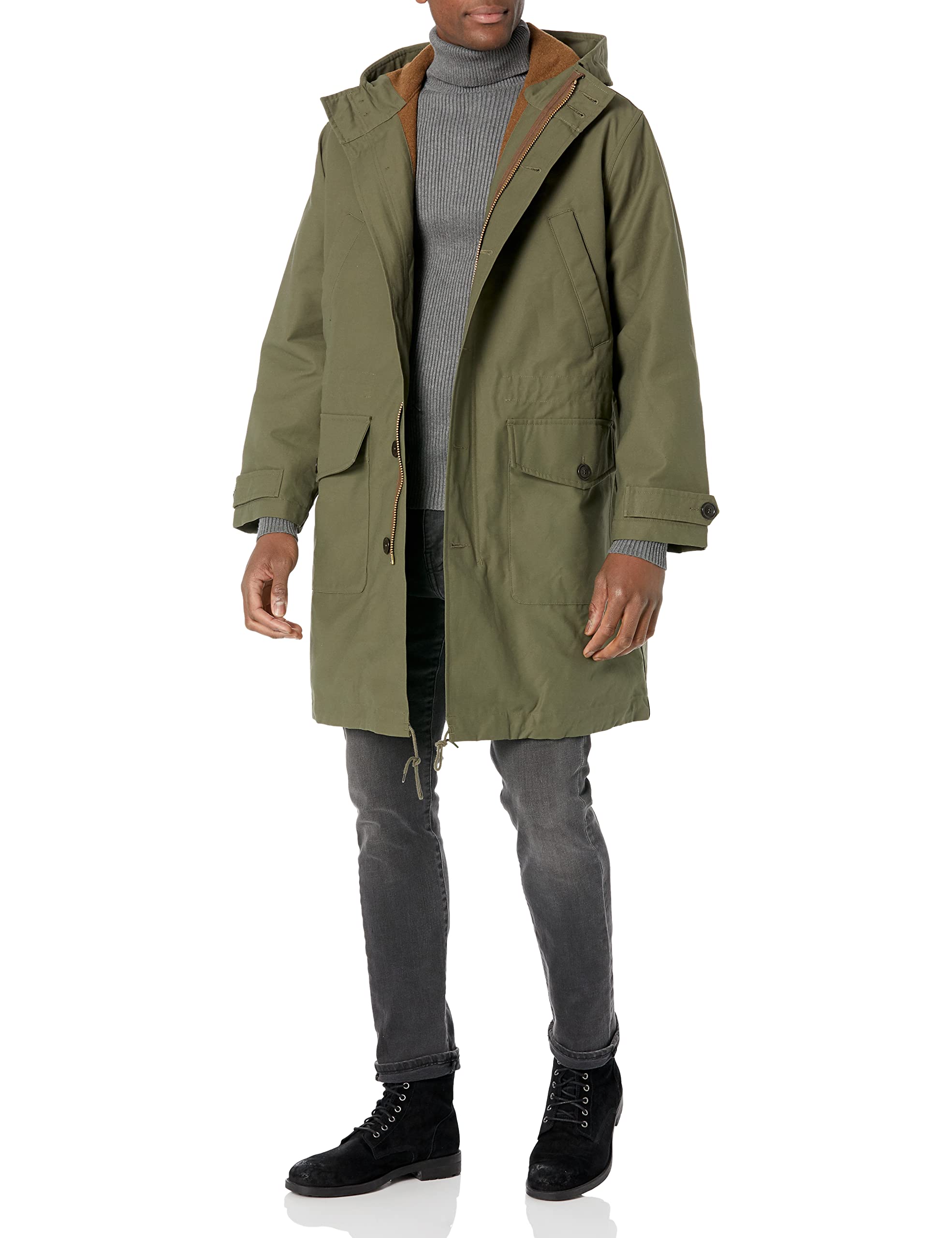 Nudie Jeans Men's Erik Parka - Waterproof Winter Jacket for Outdoor & Urban Style | Perfect for Hiking, Travel & Daily Wear
