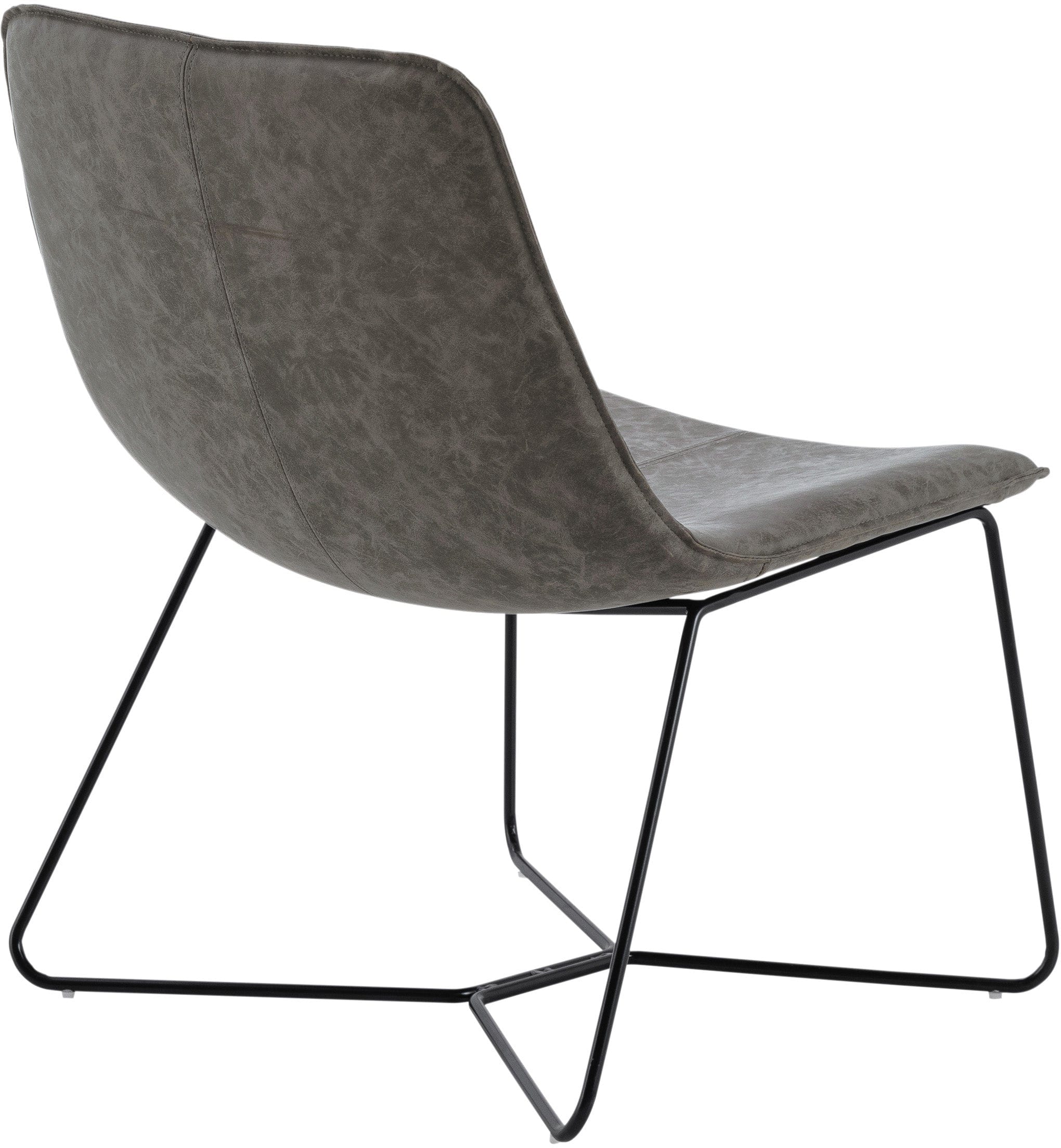 Office Star Grayson Accent Chair - Modern Home Office Chair with Padded Seat & Metal Base - Perfect for Home Office, Living Room & Reading Nook