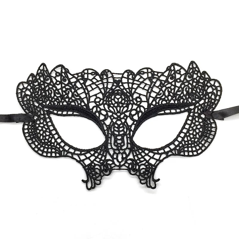 Sexy Hollow Lace Eye Mask for Women - Elegant Sleep Mask & Masquerade Party Accessory - Perfect for Sleep, Travel, and Costume Parties
