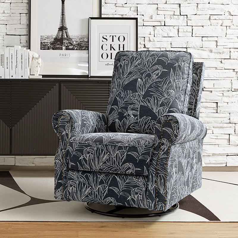 Comfortable Nikola Swivel Glider Recliner Chair - 360° Rotation & Smooth Gliding Motion - Perfect for Living Room, Nursery, or Home Theater Relaxation